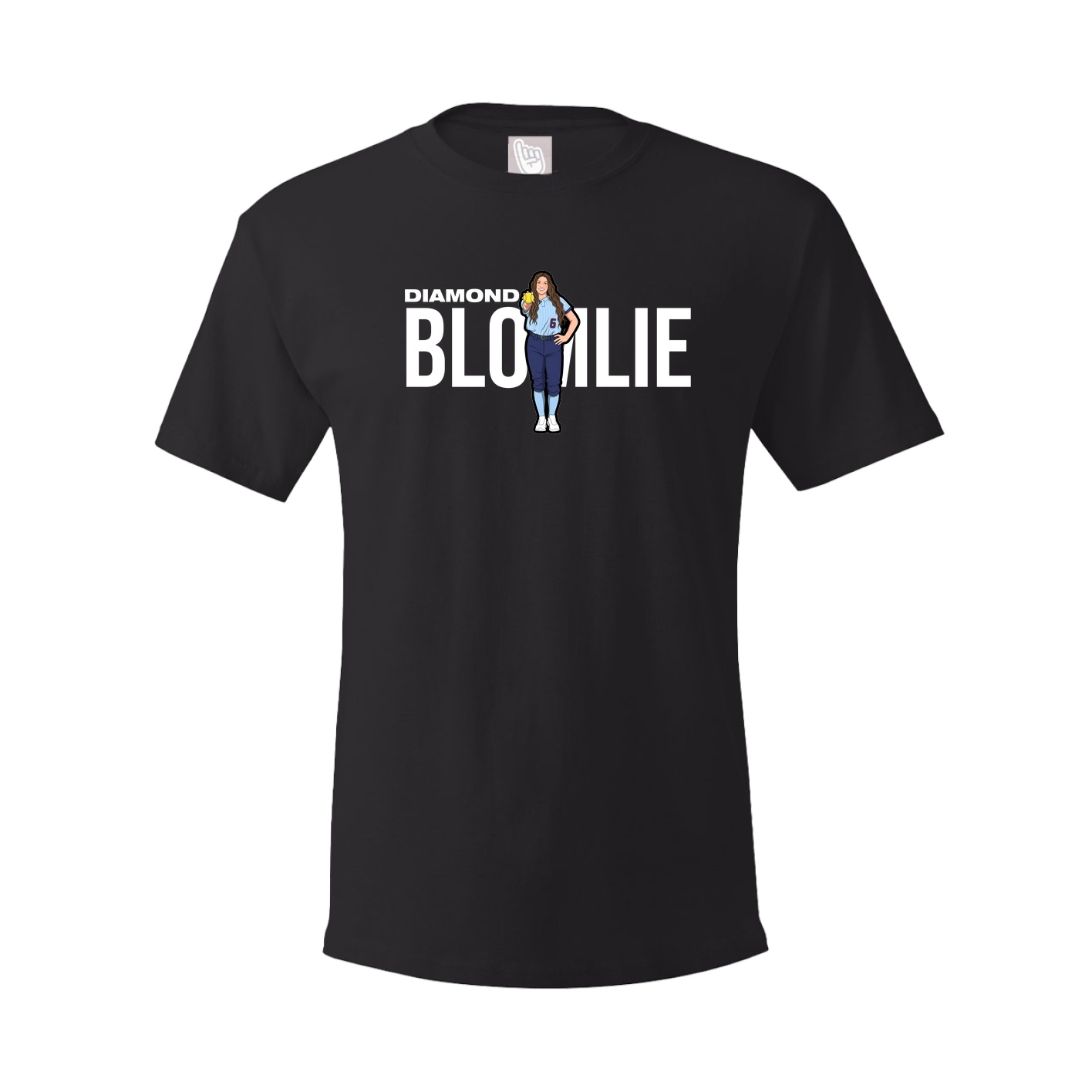 Tee — Player Name in Black