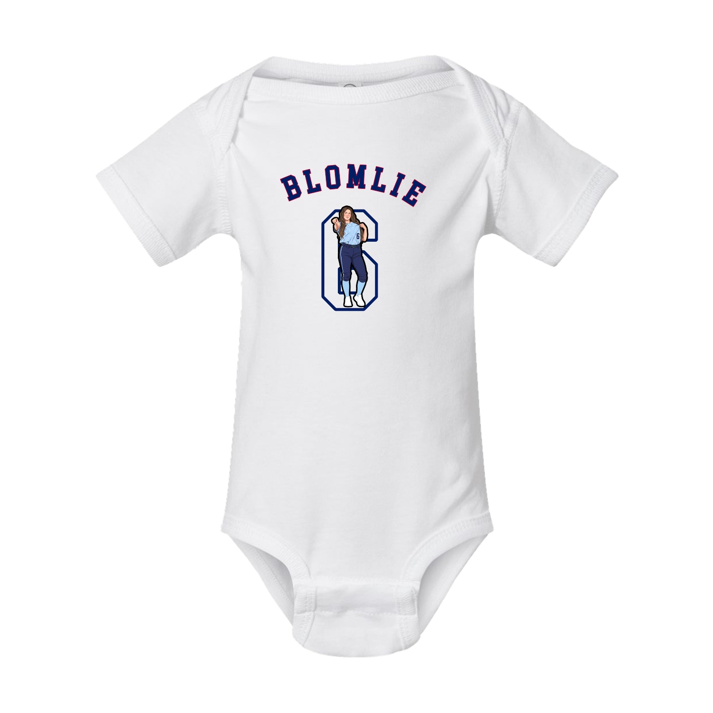 Baby Onesie — Shirsey Arch in White