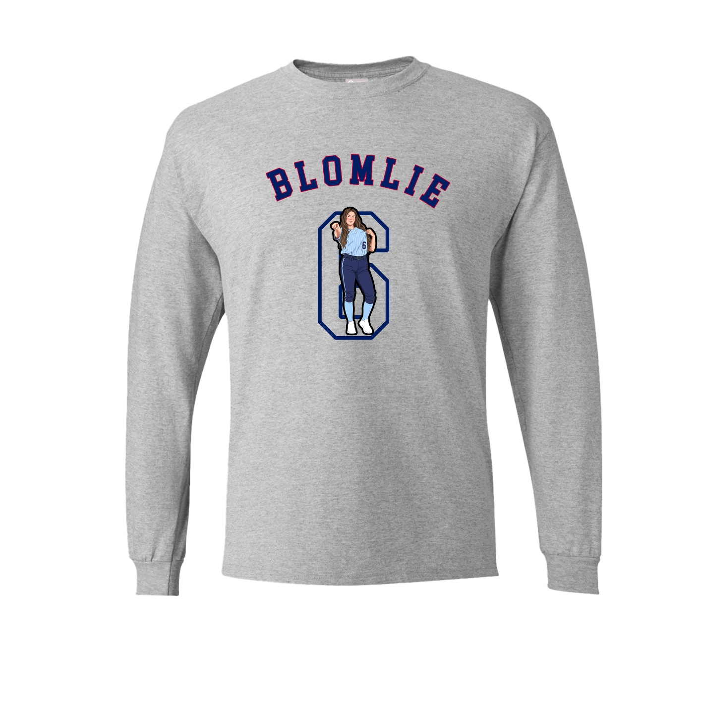 Long Sleeve Tee — Shirsey Arch in Grey
