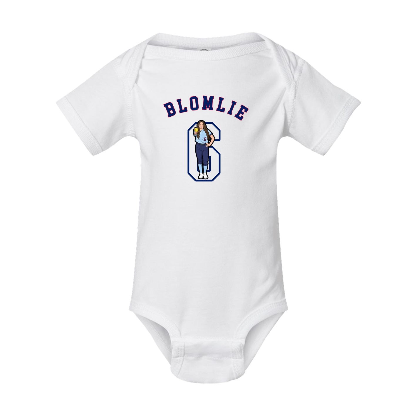 Baby Onesie — Shirsey Arch in White