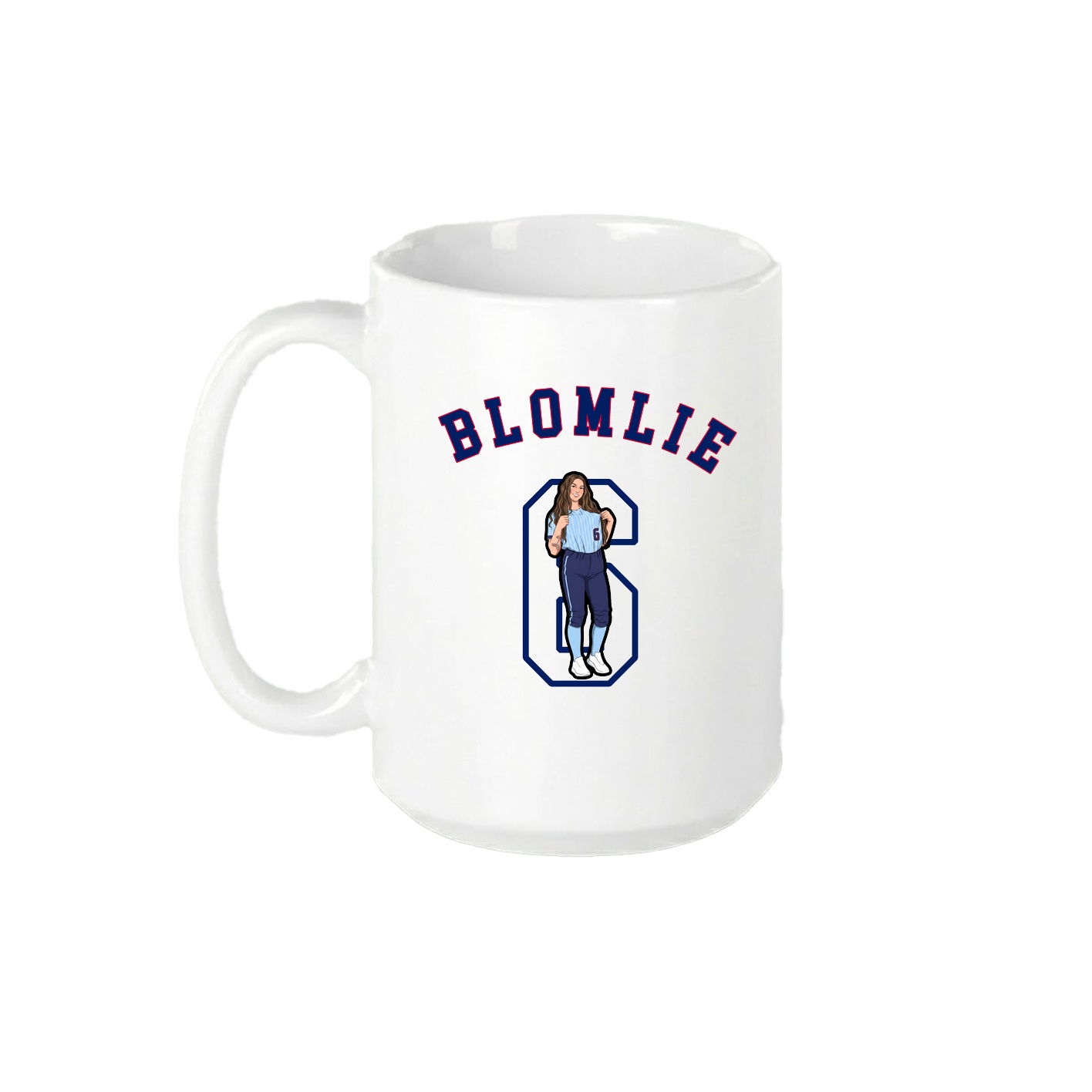 15oz Coffee Mug — Shirsey Arch in White