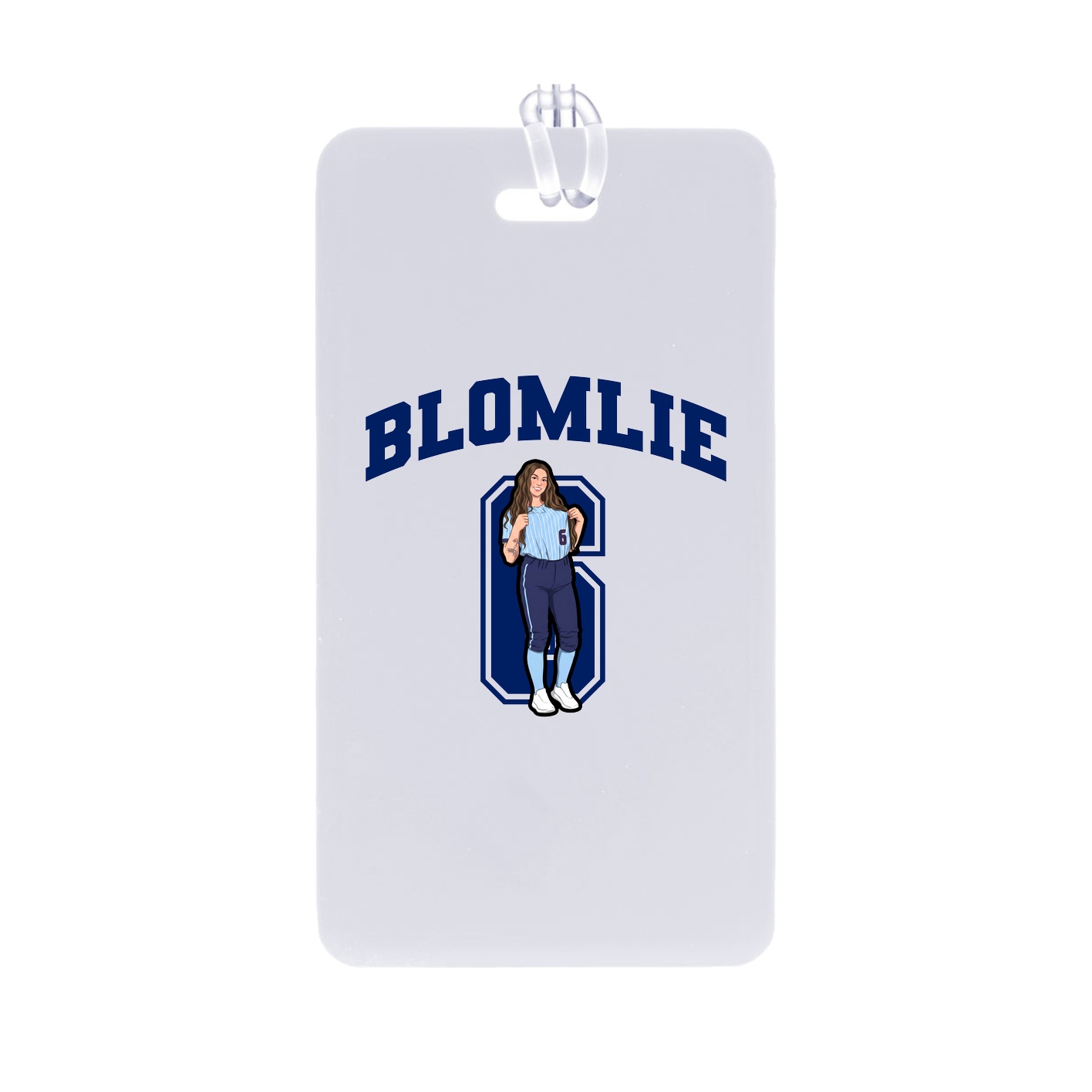 Bag Tag — Number in Classic