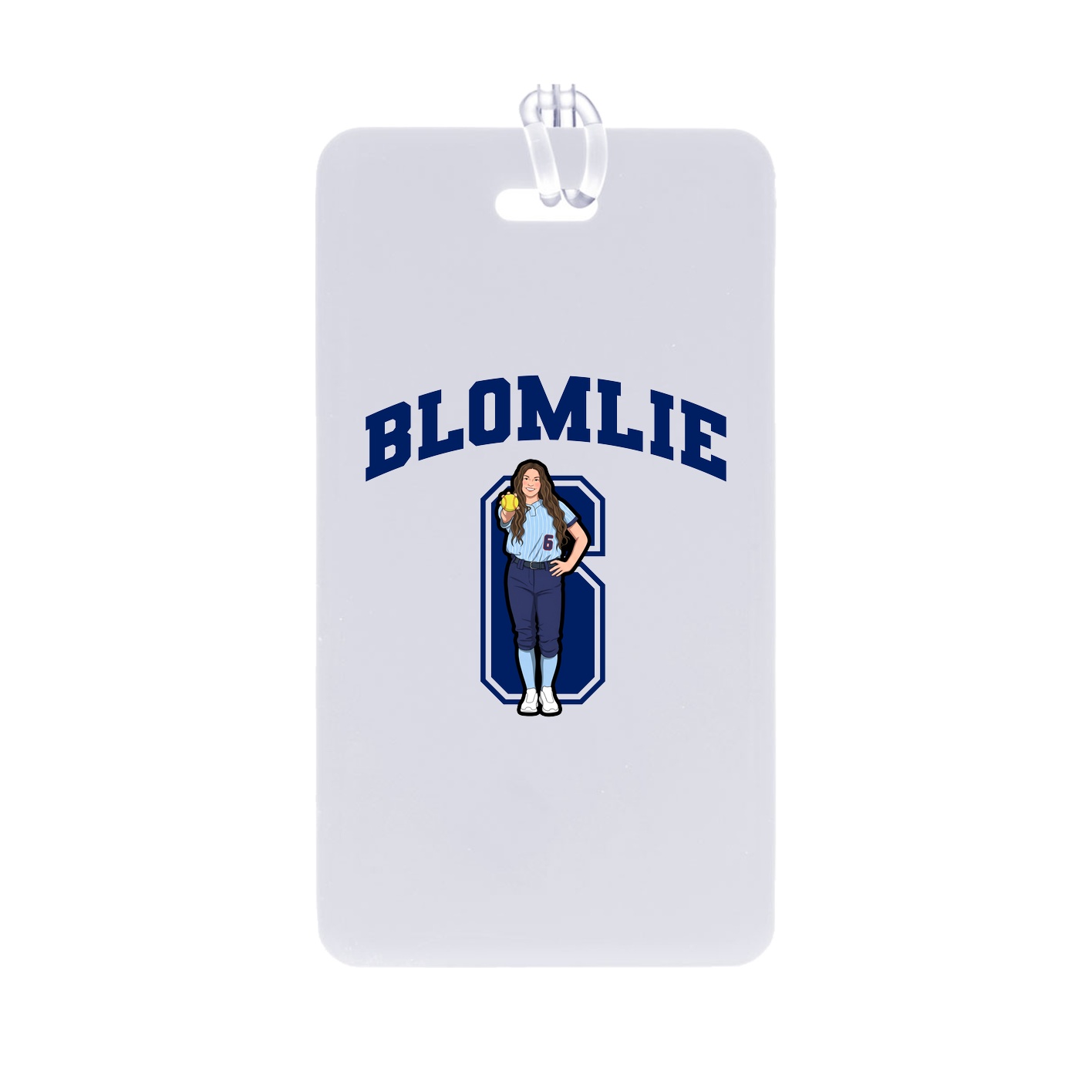 Bag Tag — Number in Classic