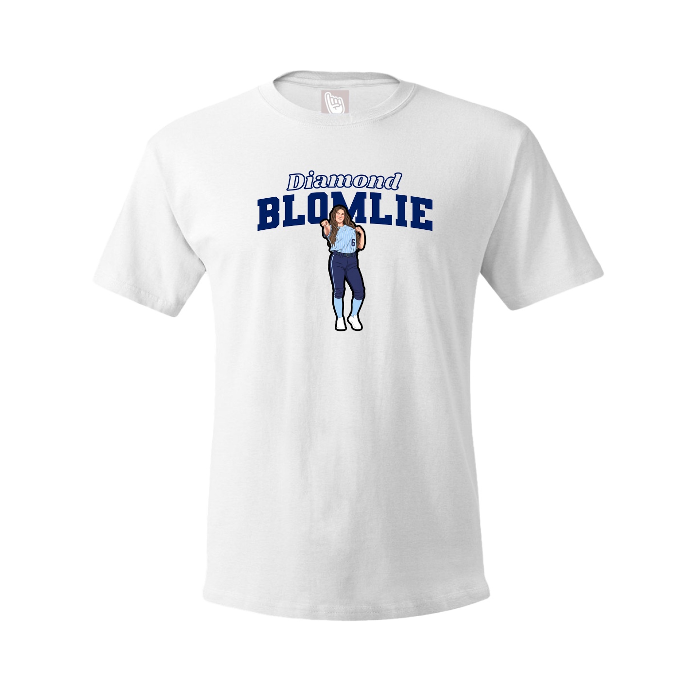 Tee — Name Arch in White