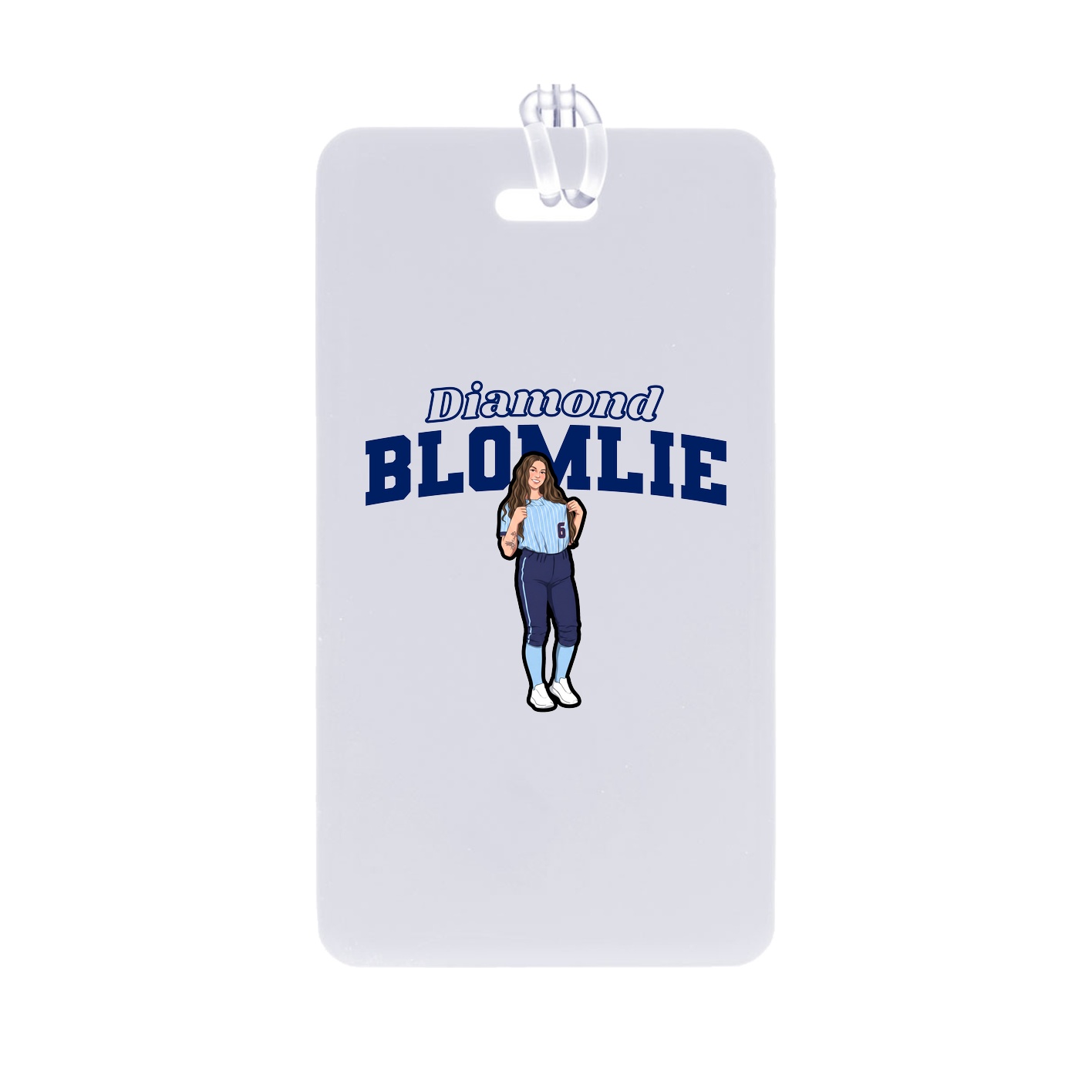 Bag Tag — Name Arch in Classic