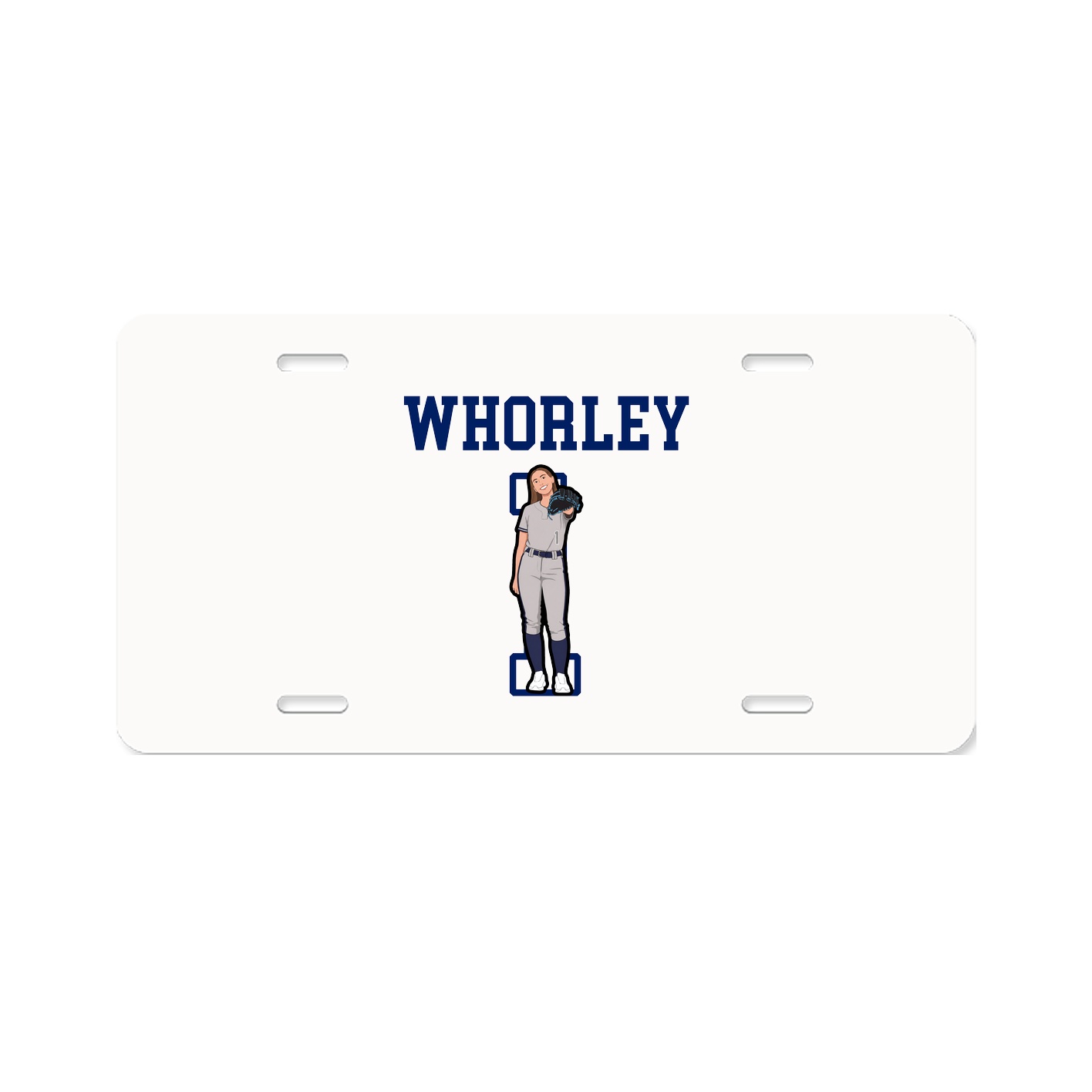 License Plate — Shirsey in Classic