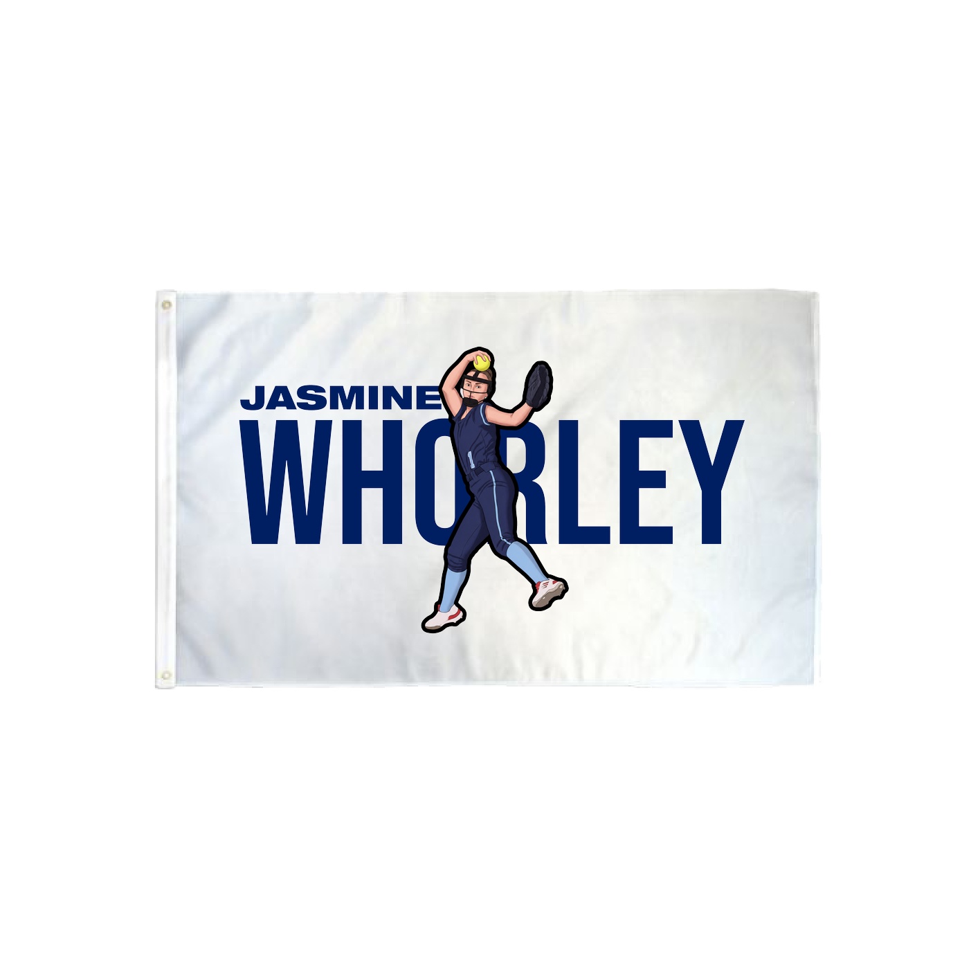 3x5 Flag — Player Name in Classic