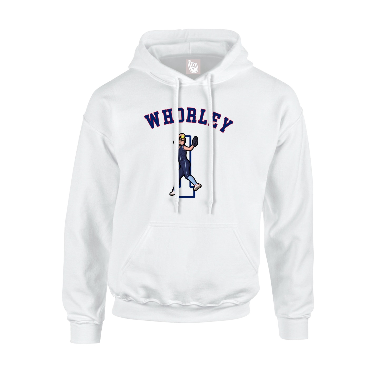 Hoodie — Shirsey Arch in White
