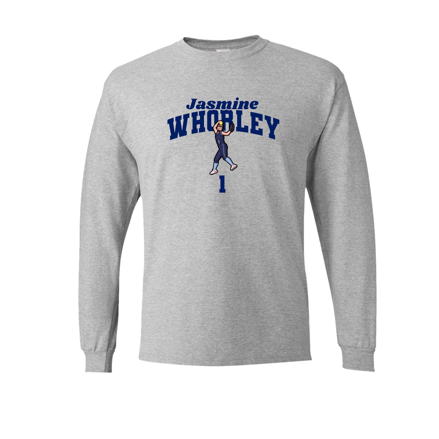 Long Sleeve Tee — Signature Arch in Grey