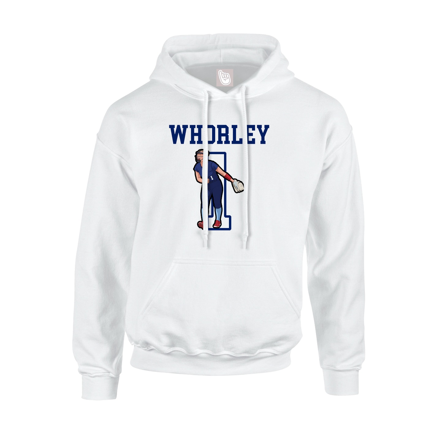 Hoodie — Shirsey in White