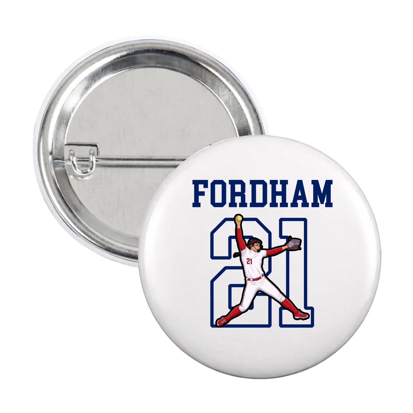 Game Day Button — Shirsey in White