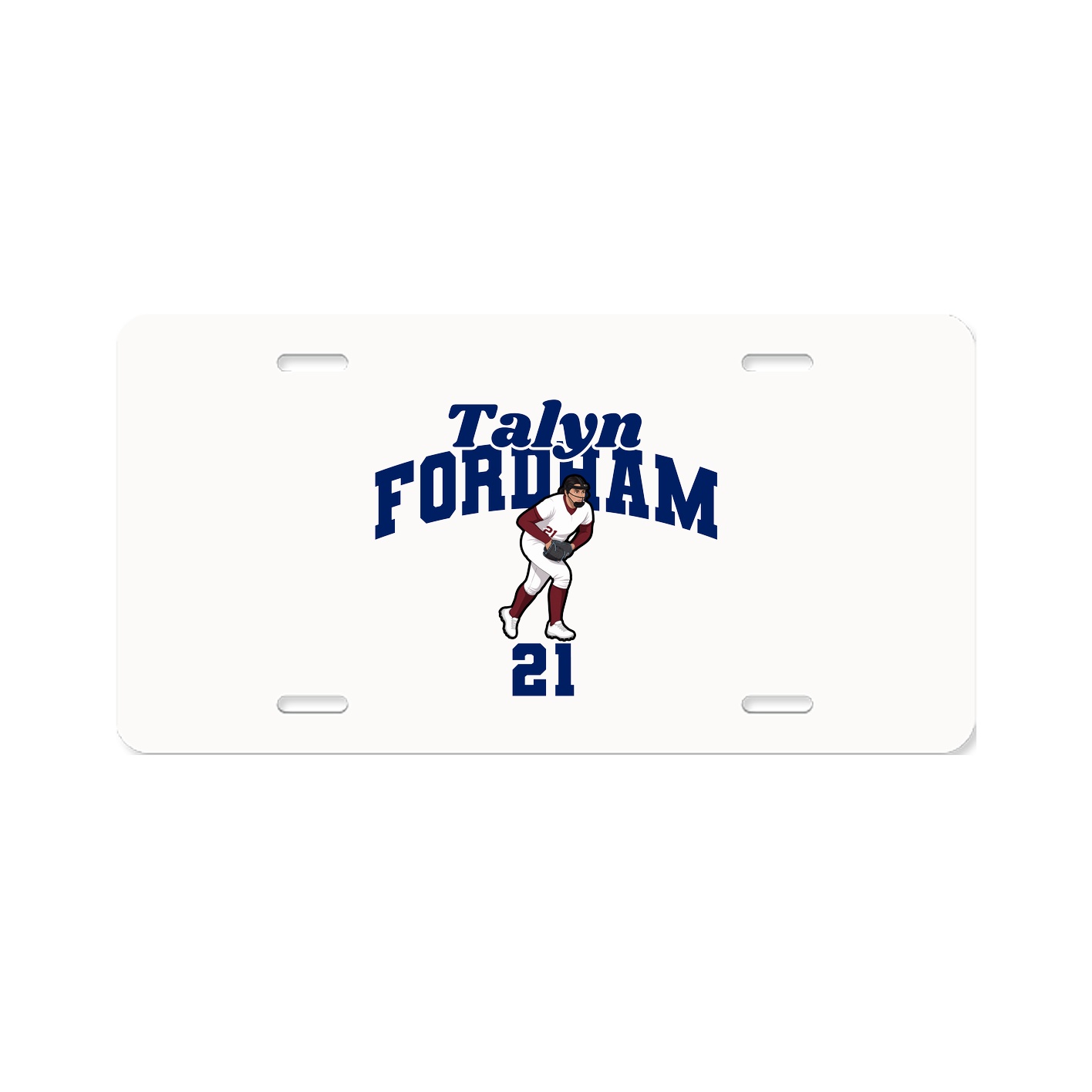 License Plate — Signature Arch in Classic