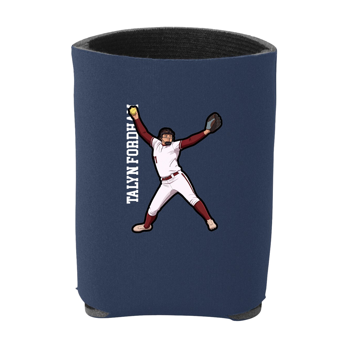Can Holder — Name Vertical in Navy