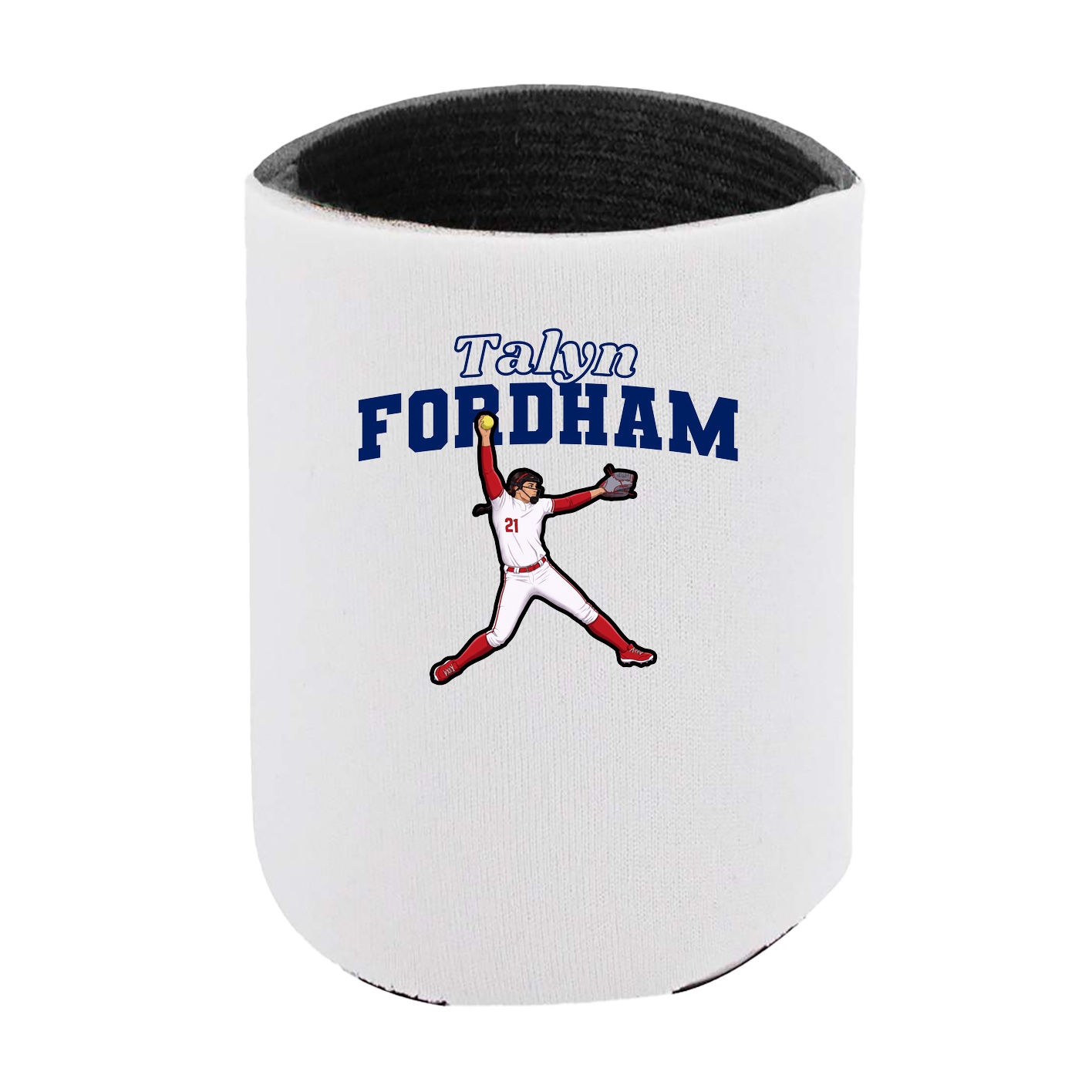 Can Holder — Name Arch in White