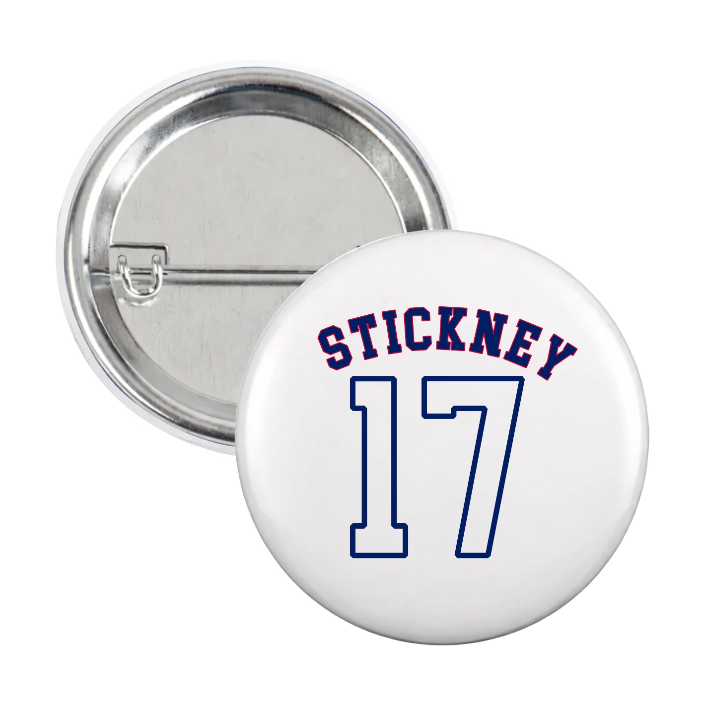 Game Day Button — Shirsey Arch in White