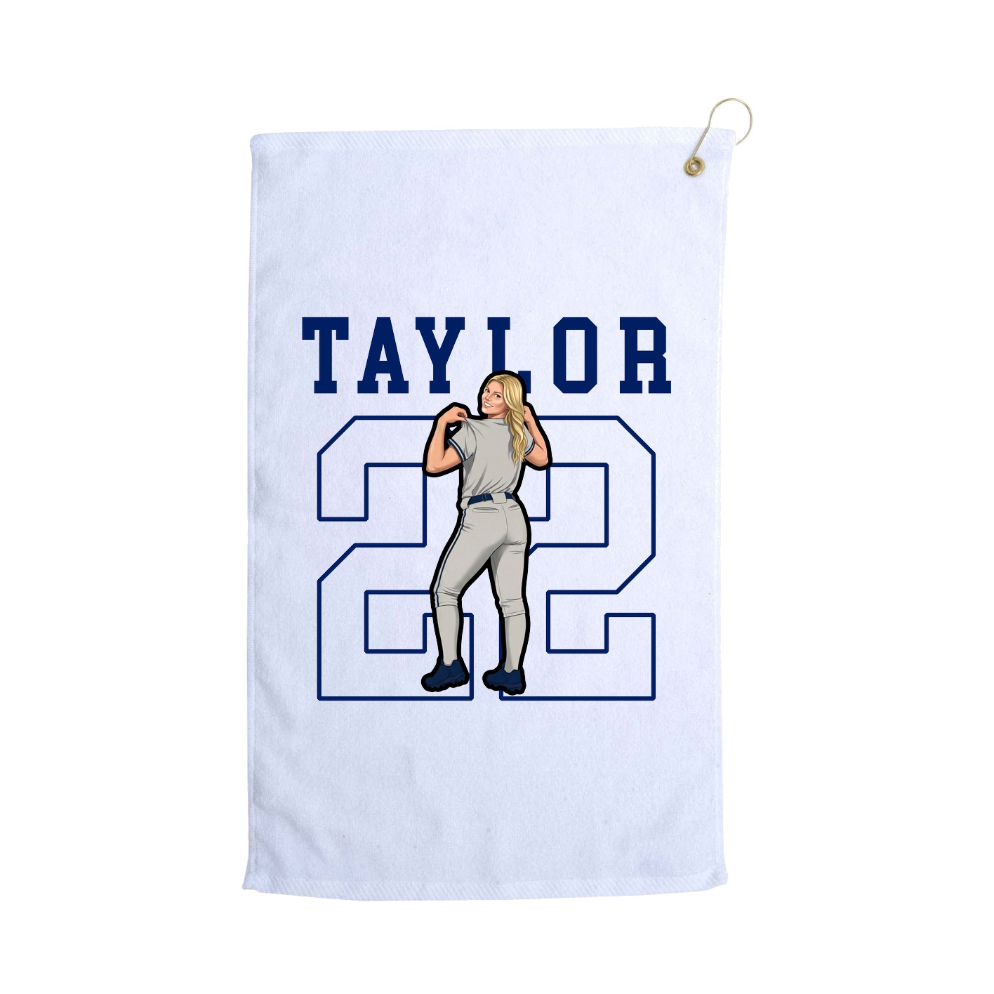 Golf Towel — Shirsey in White