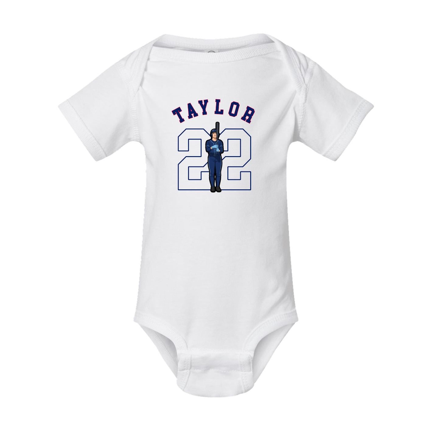Baby Onesie — Shirsey Arch in White