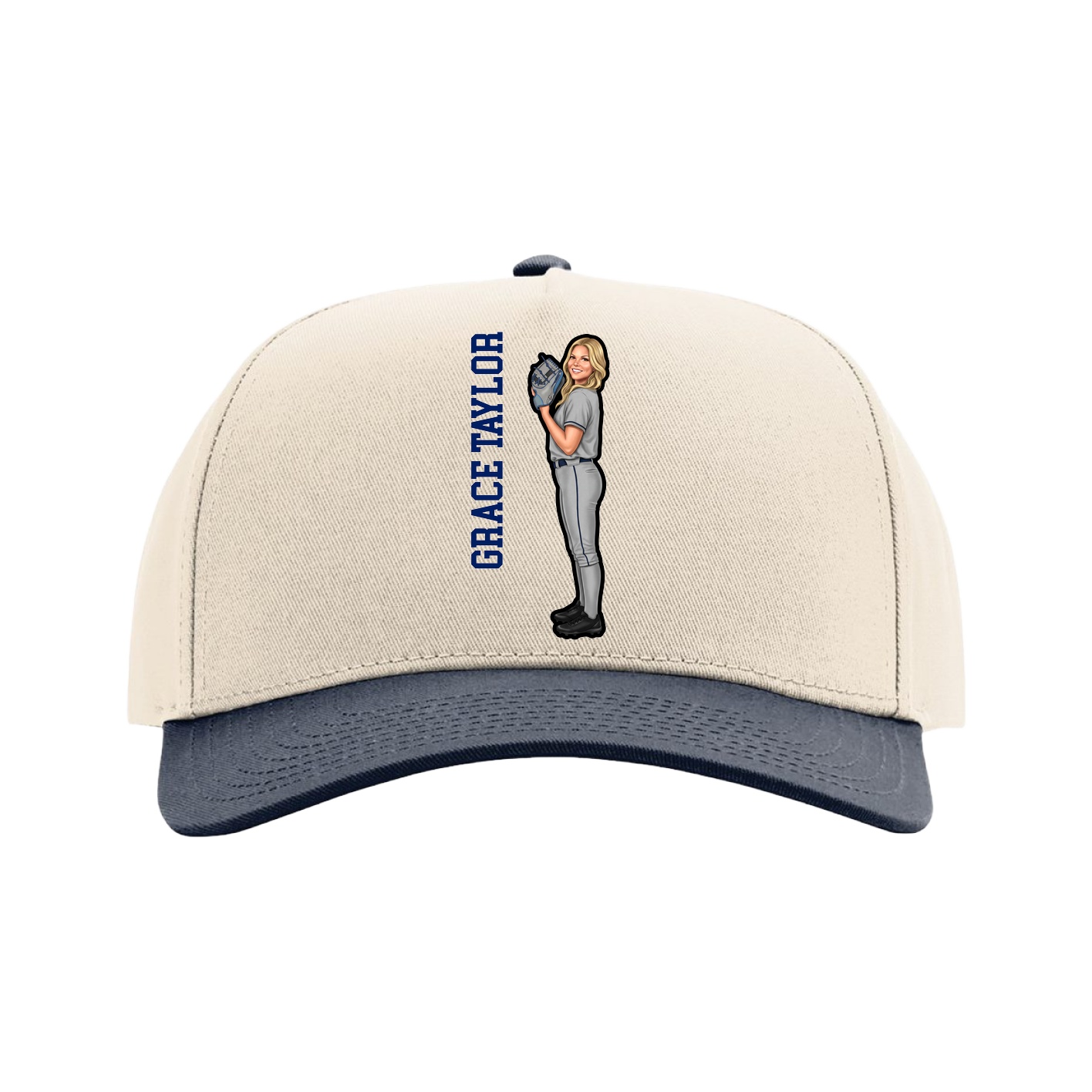 Full Fabric Five-Panel Champ Cap