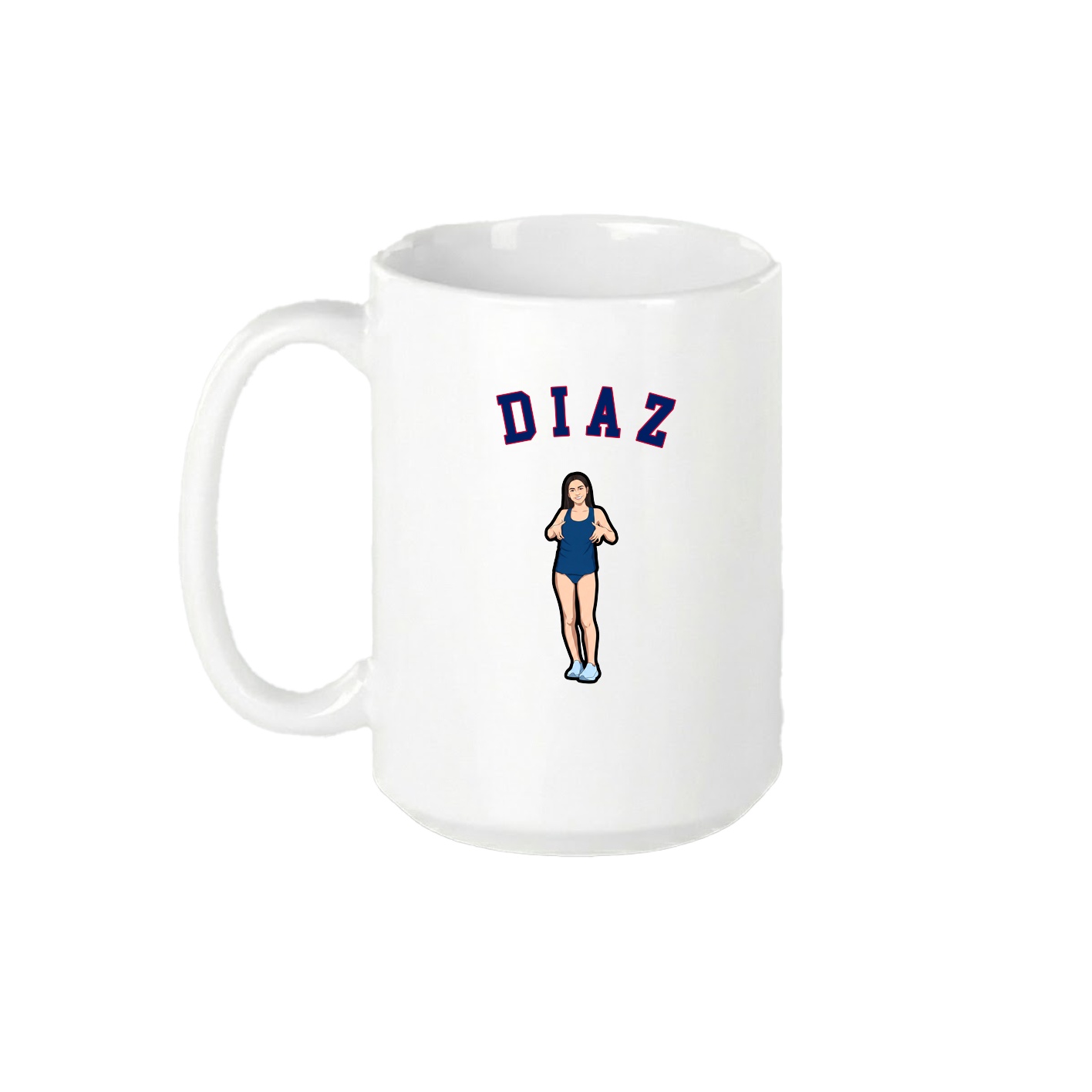 15oz Coffee Mug — Shirsey Arch in White