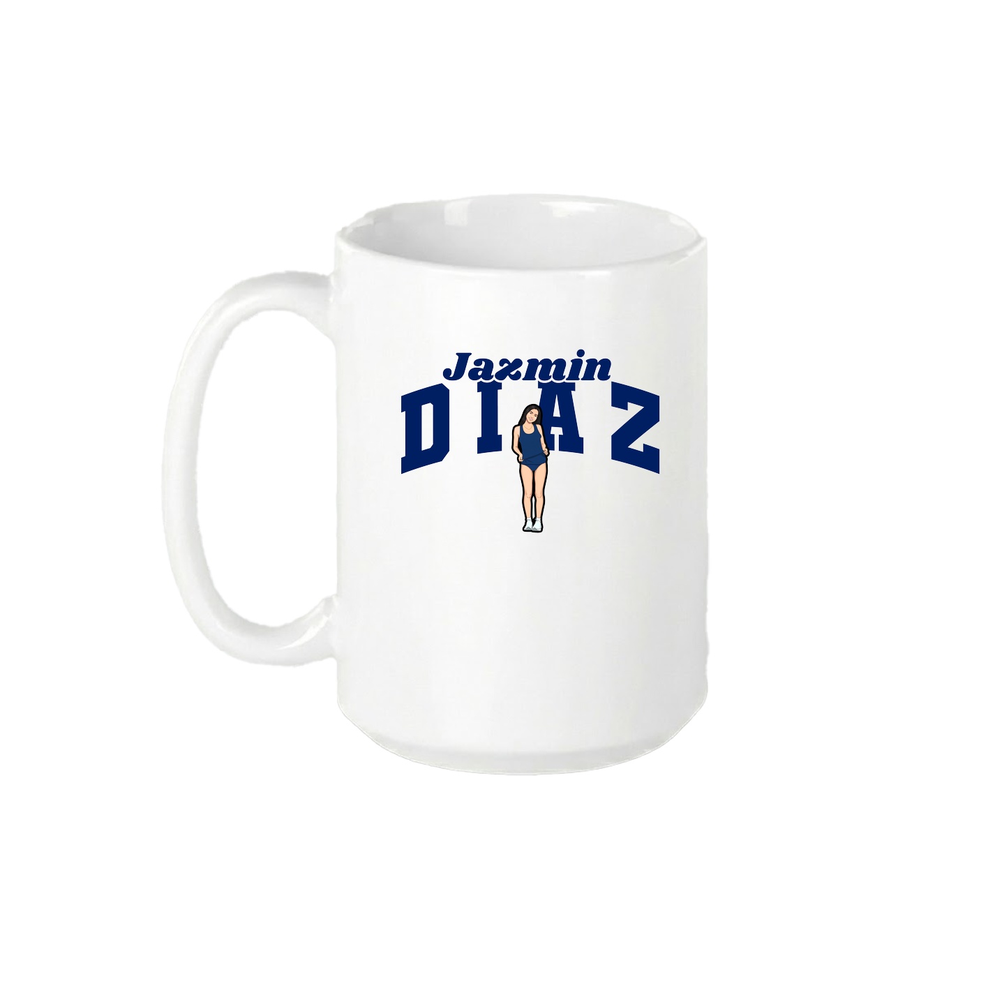 15oz Coffee Mug — Signature Arch in White