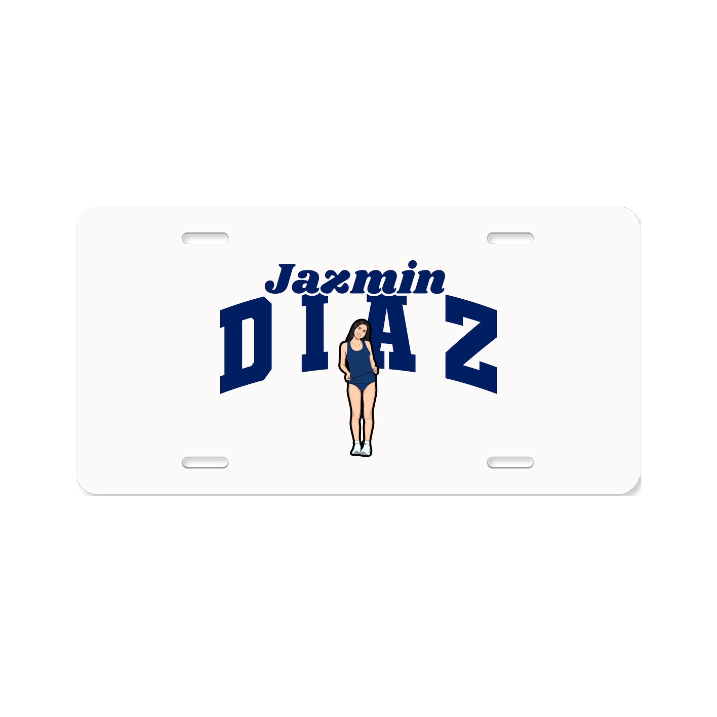 License Plate — Signature Arch in Classic