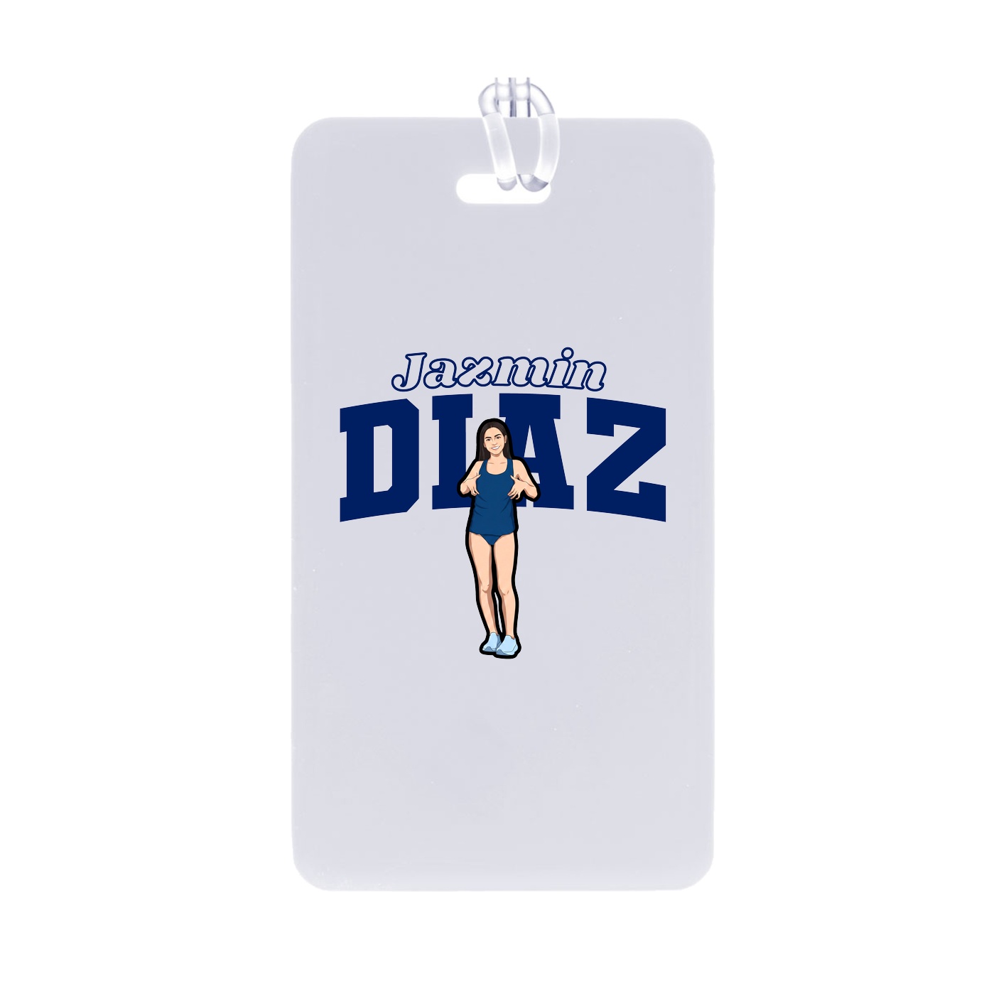 Bag Tag — Name Arch in Classic