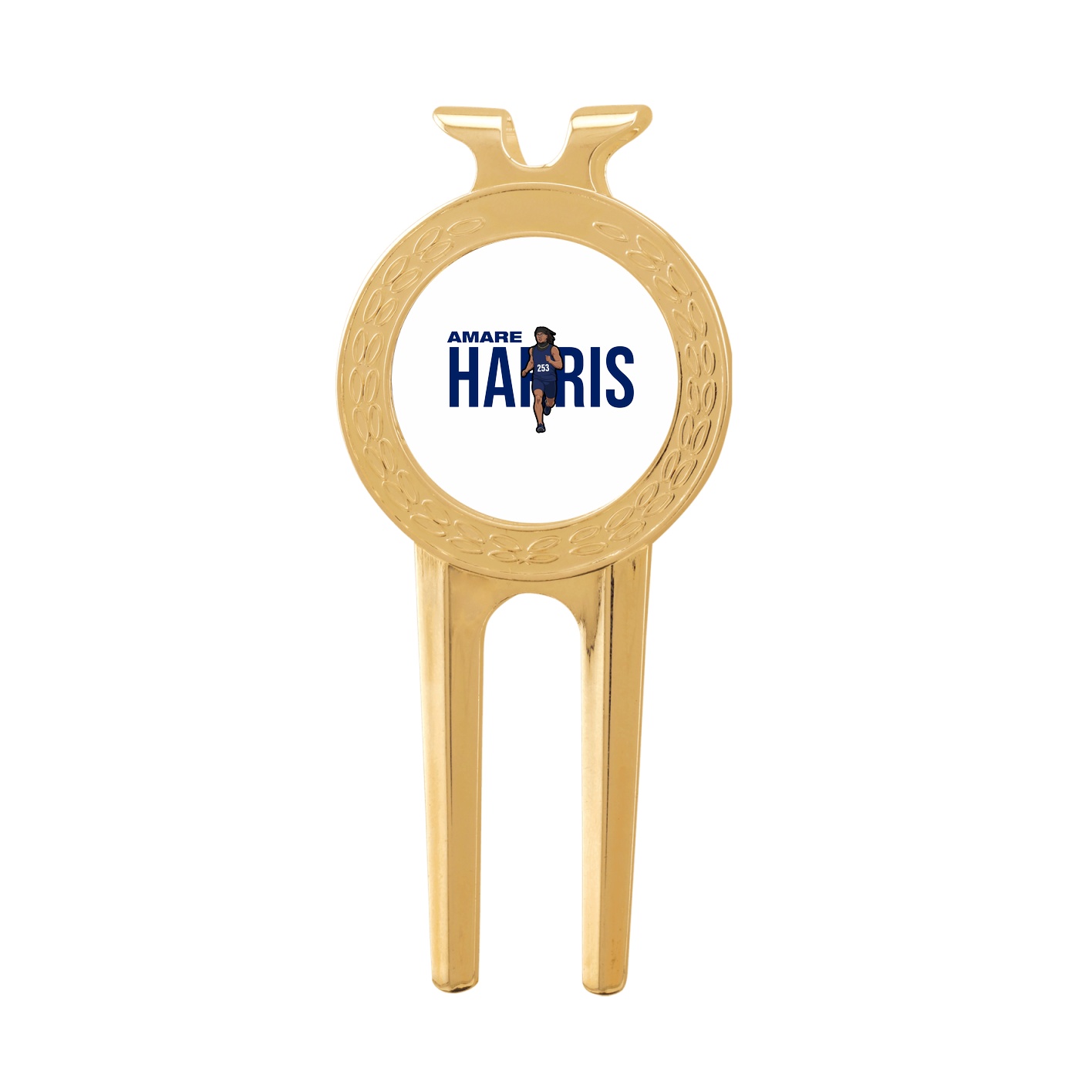 Divot Tool with Ball Marker — Player Name in Classic