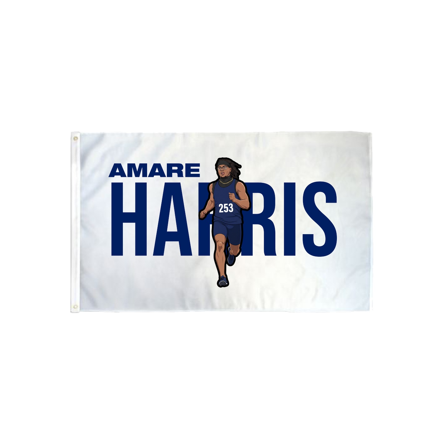 3x5 Flag — Player Name in Classic
