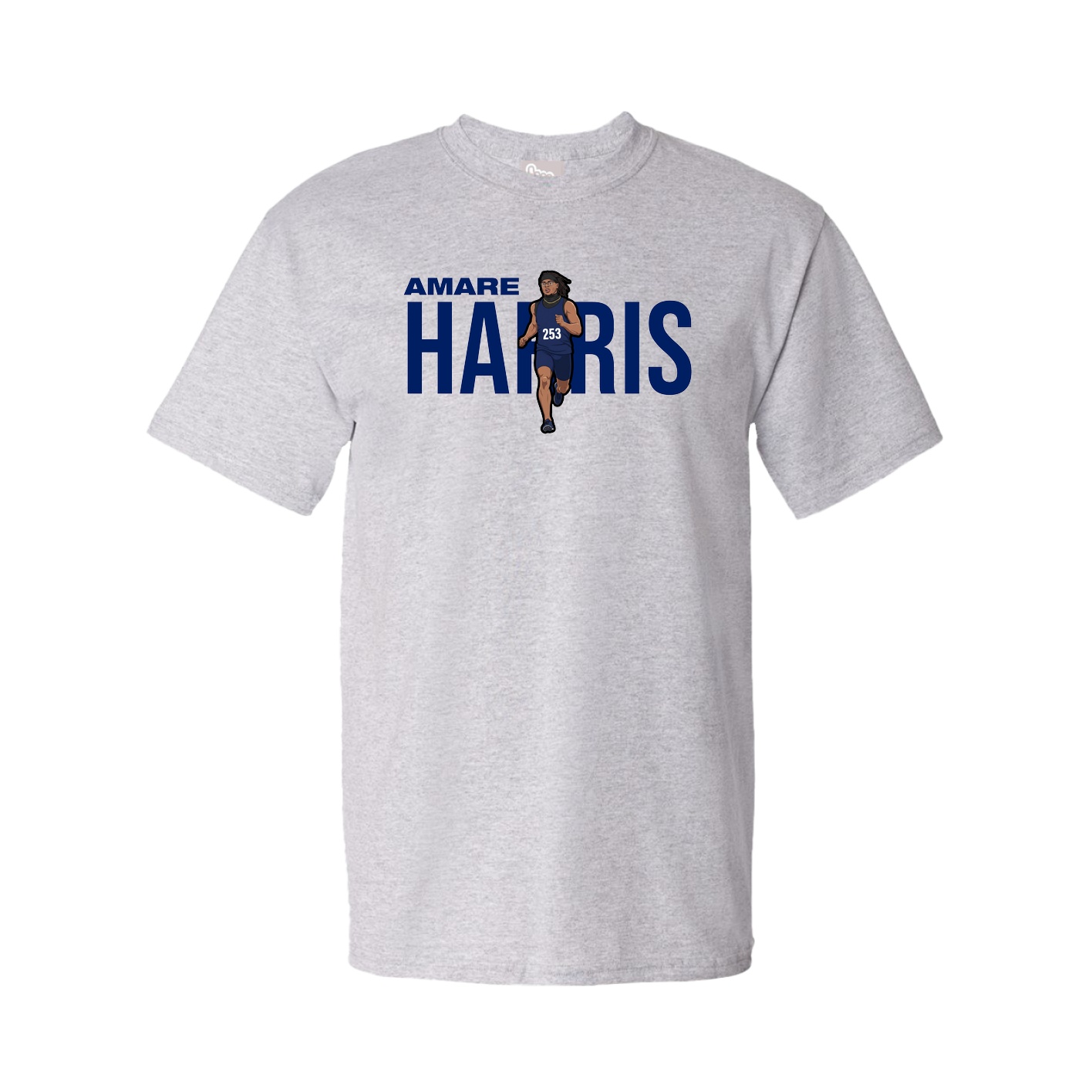 Youth Tee — Player Name in Grey