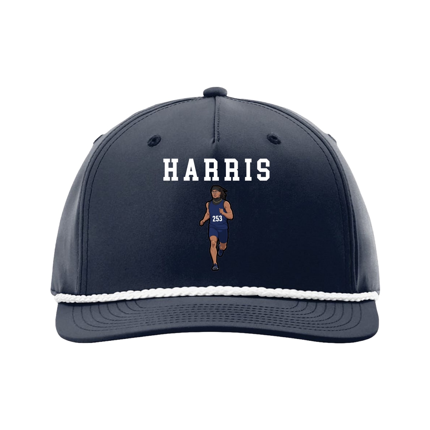 Five-Panel Classic Rope Cap — Shirsey in Navy