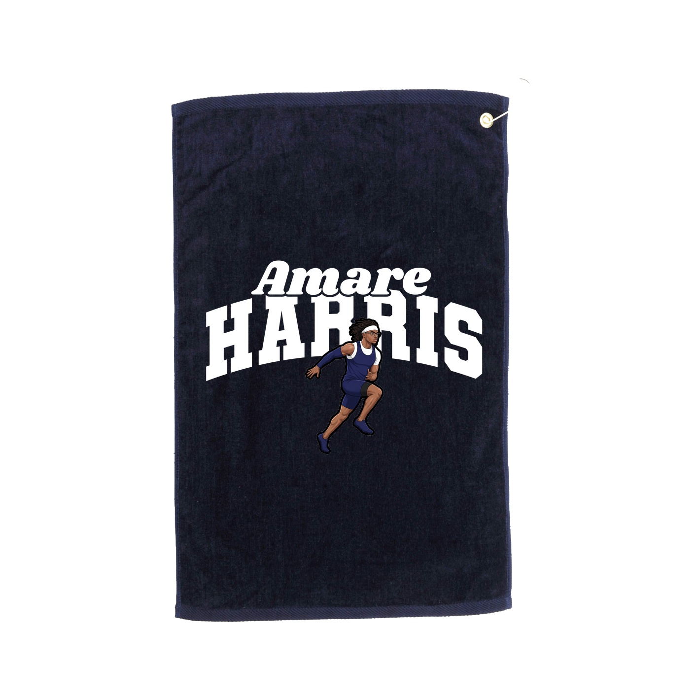 Golf Towel — Signature Arch in Navy