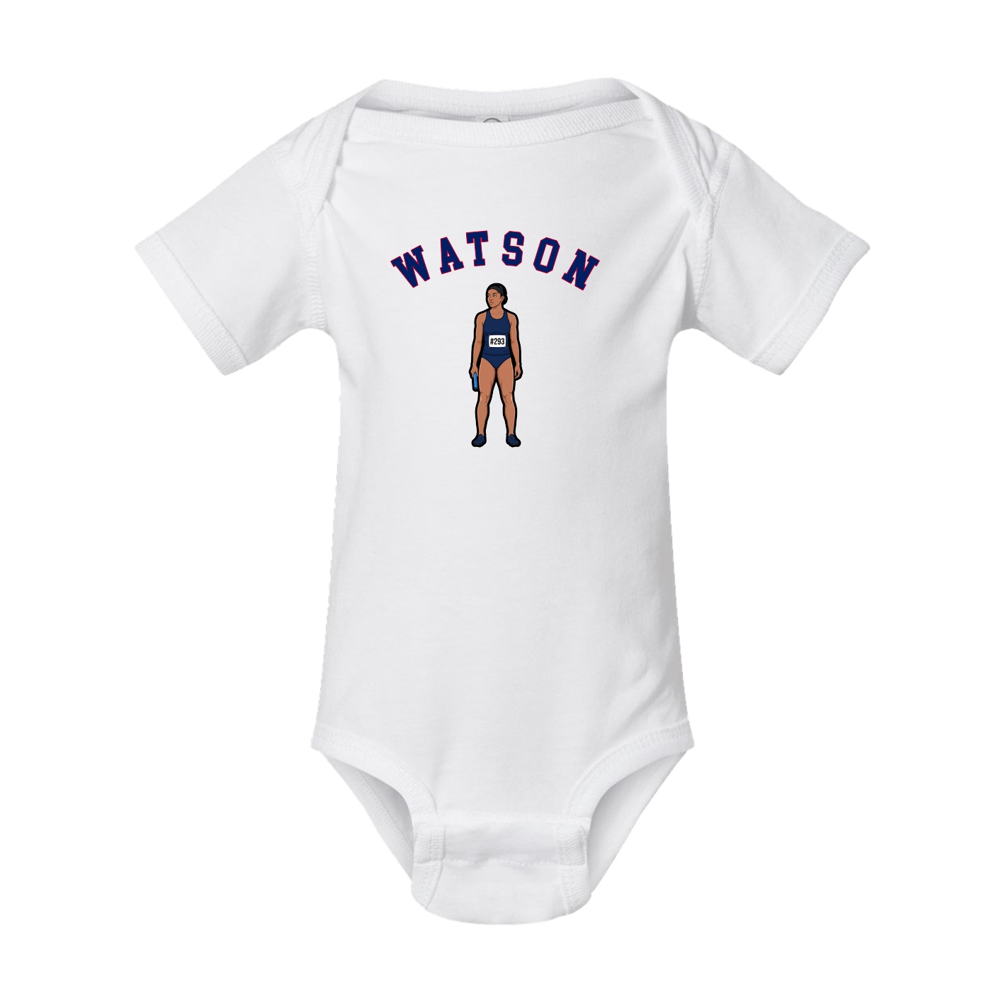 Baby Onesie — Shirsey Arch in White