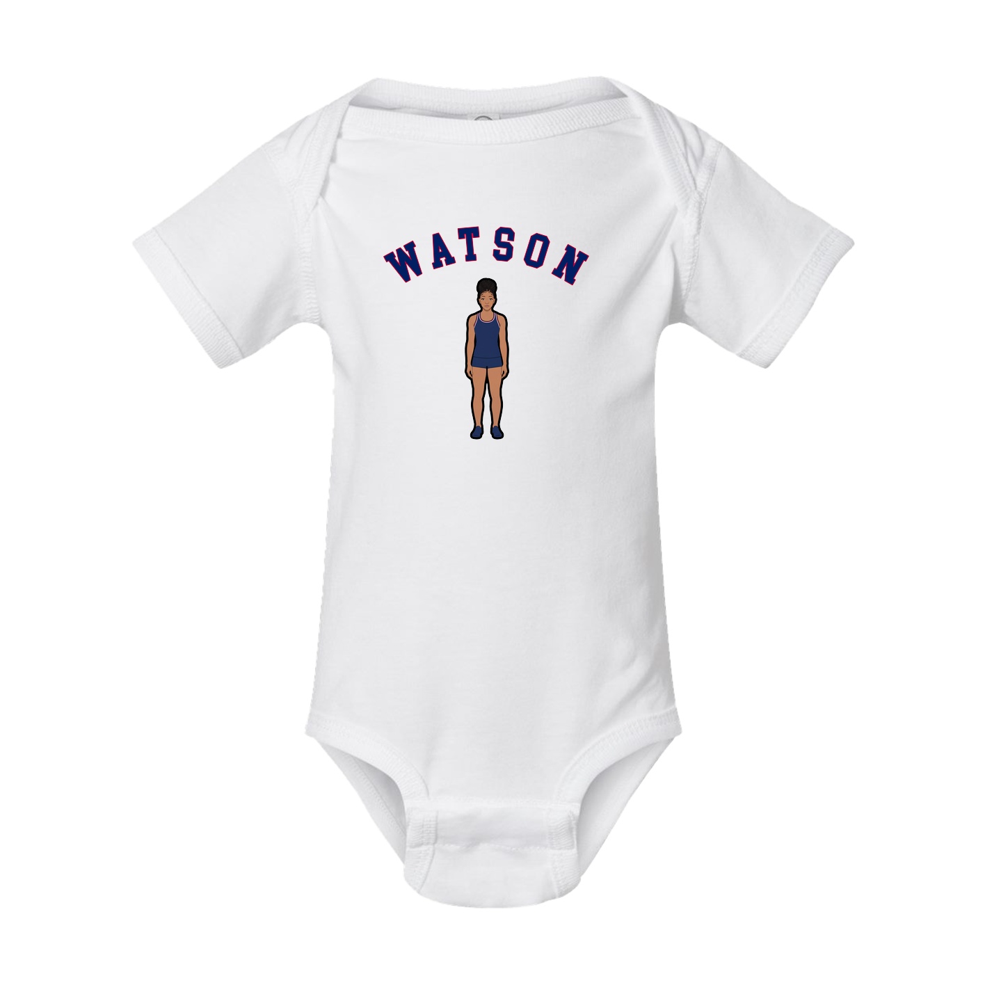 Baby Onesie — Shirsey Arch in White