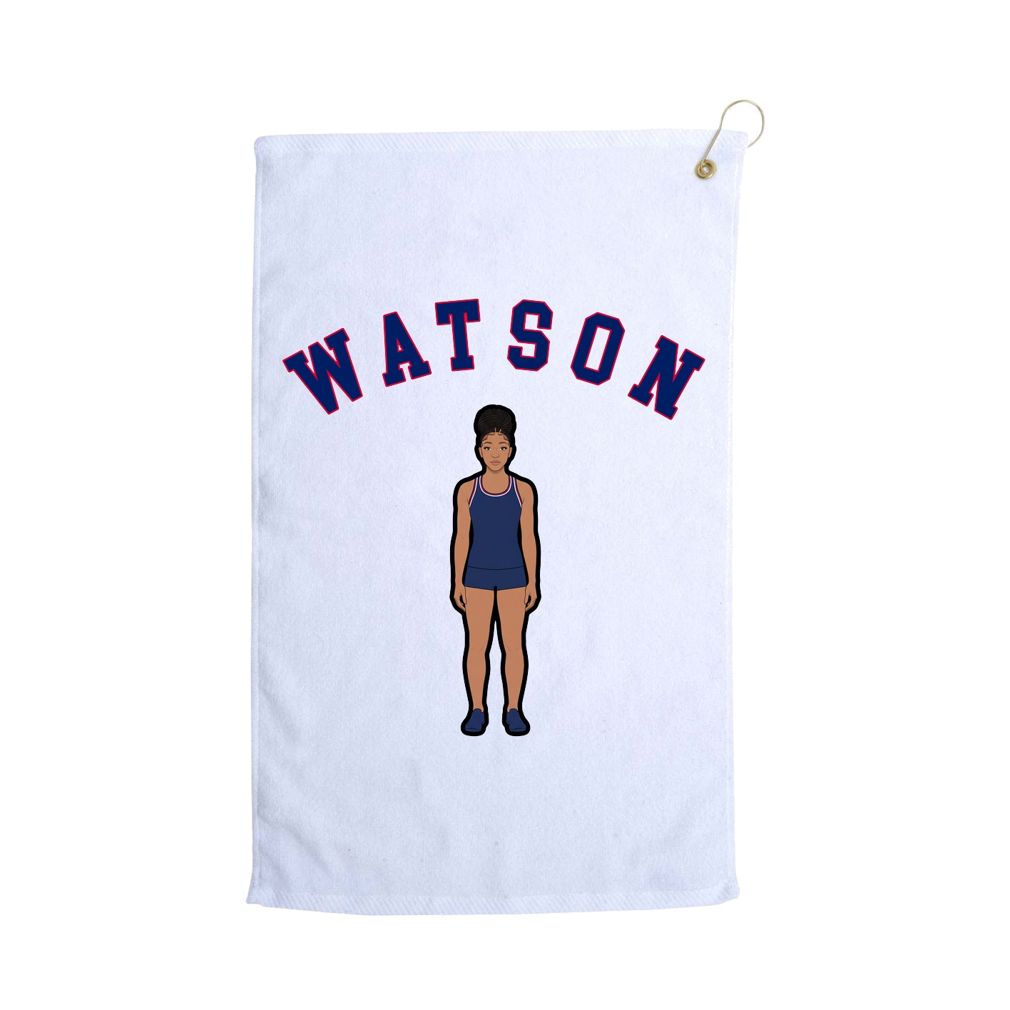 Golf Towel — Shirsey Arch in White