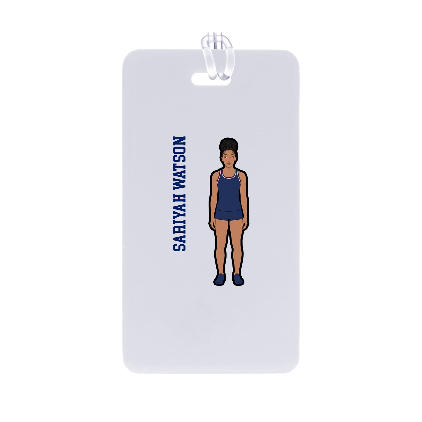 Bag Tag — Name Vertical in Classic
