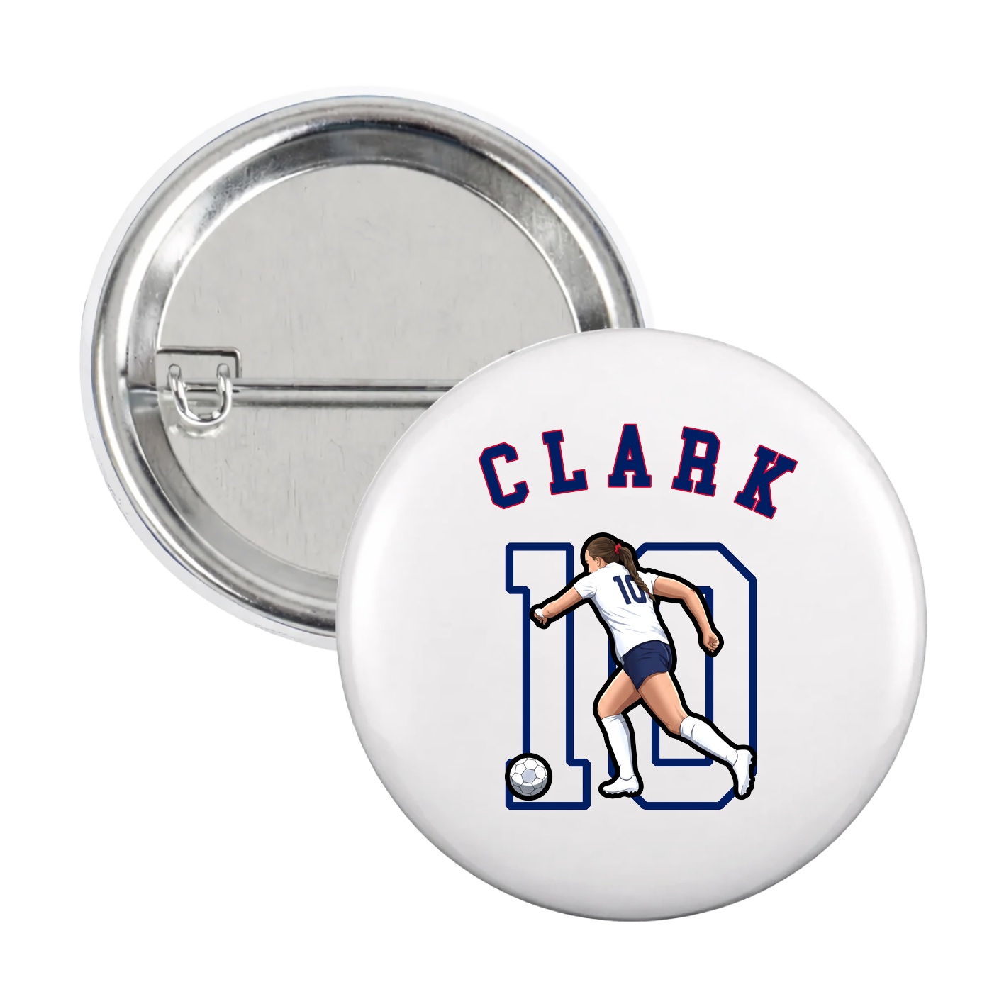 Game Day Button — Shirsey Arch in White