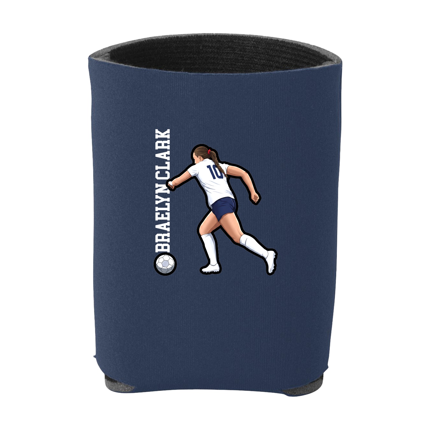 Can Holder — Name Vertical in Navy