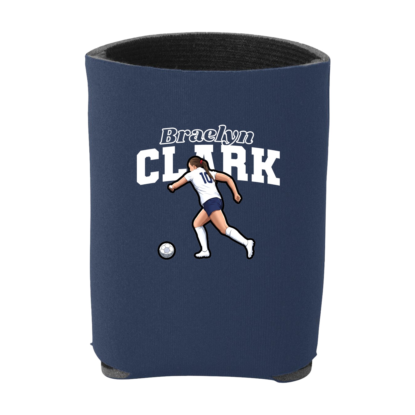 Can Holder — Name Arch in Navy