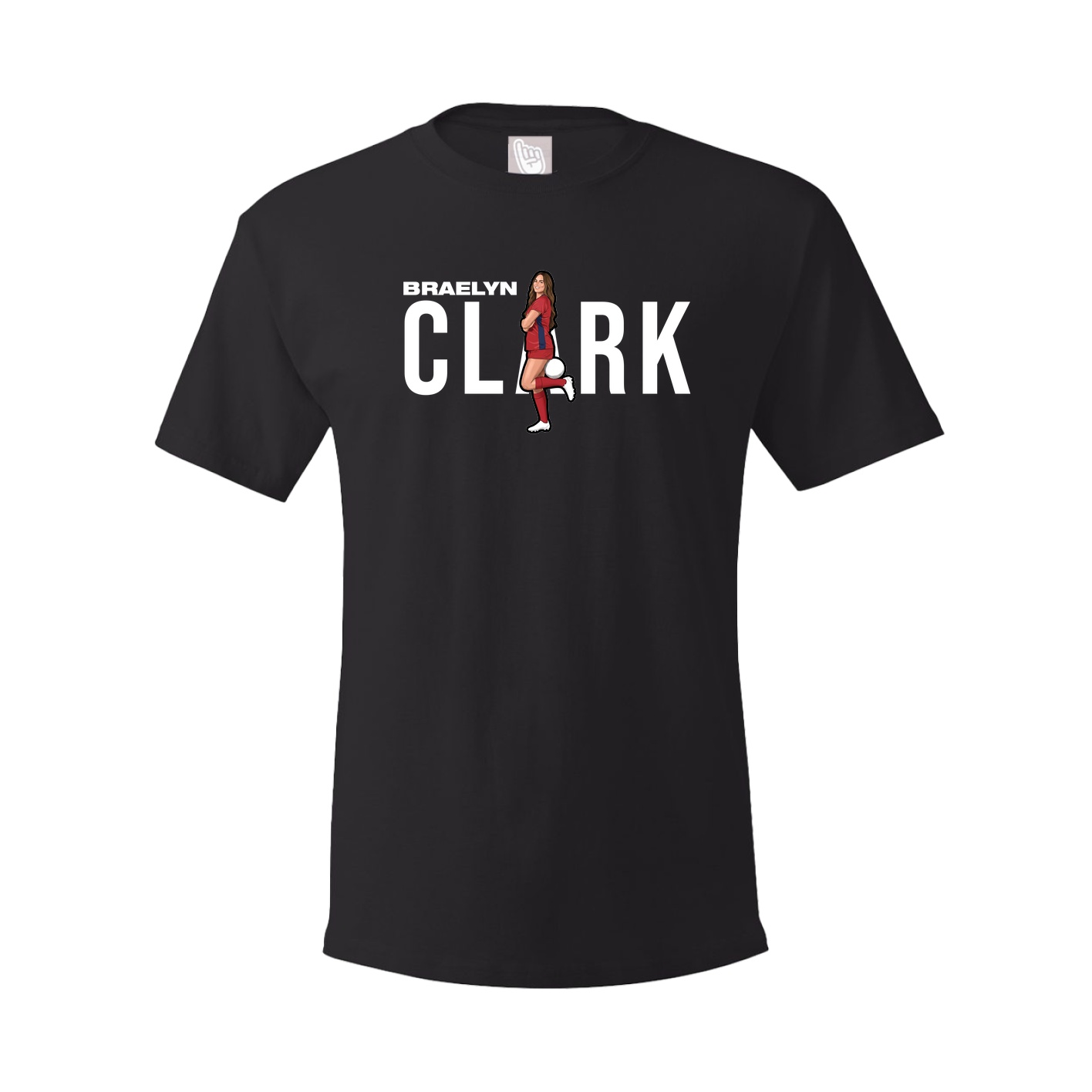 Youth Tee — Player Name in Black