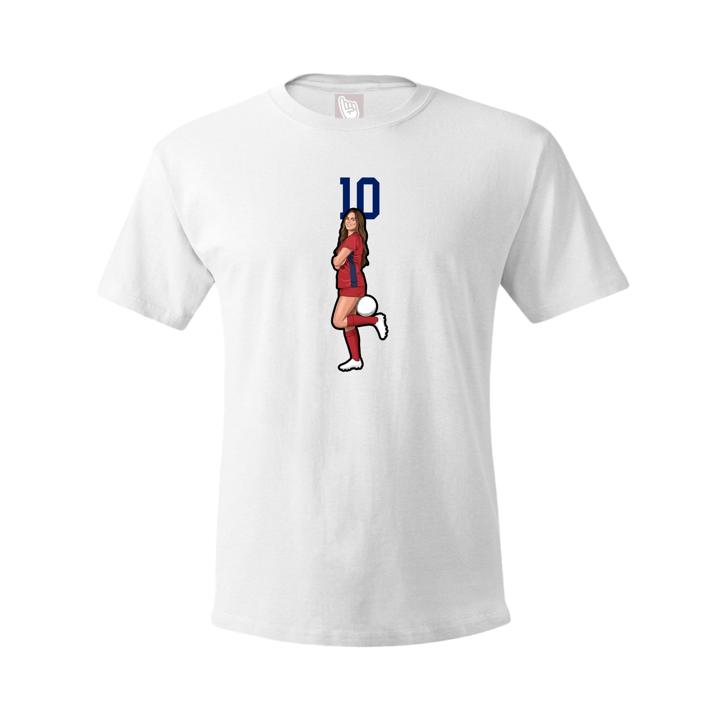 Tee — Number Top in White