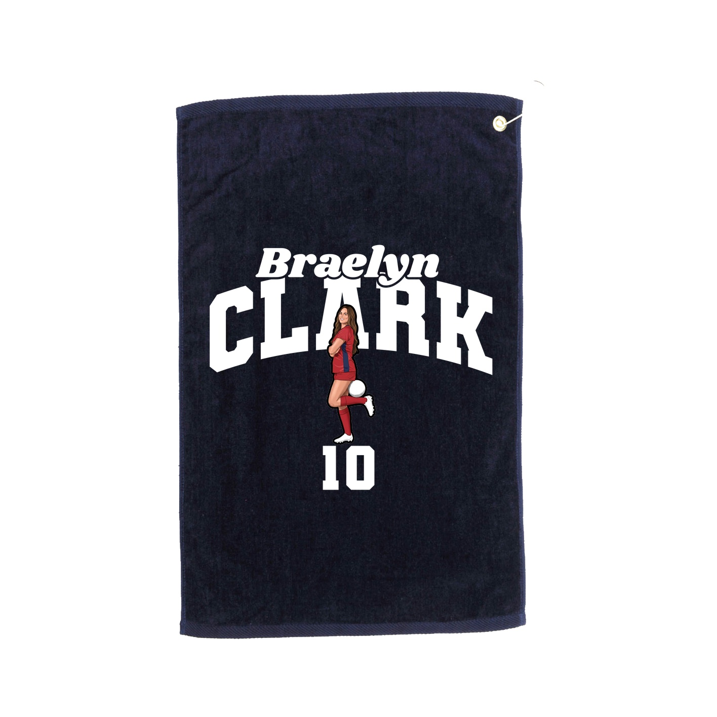 Golf Towel — Signature Arch in Navy