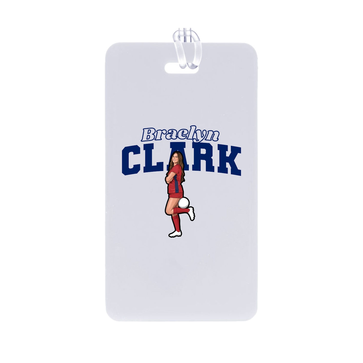 Bag Tag — Name Arch in Classic