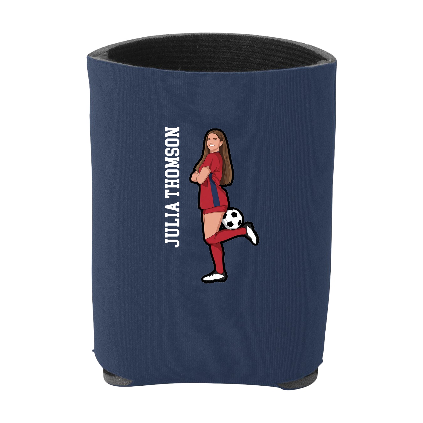 Can Holder — Name Vertical in Navy