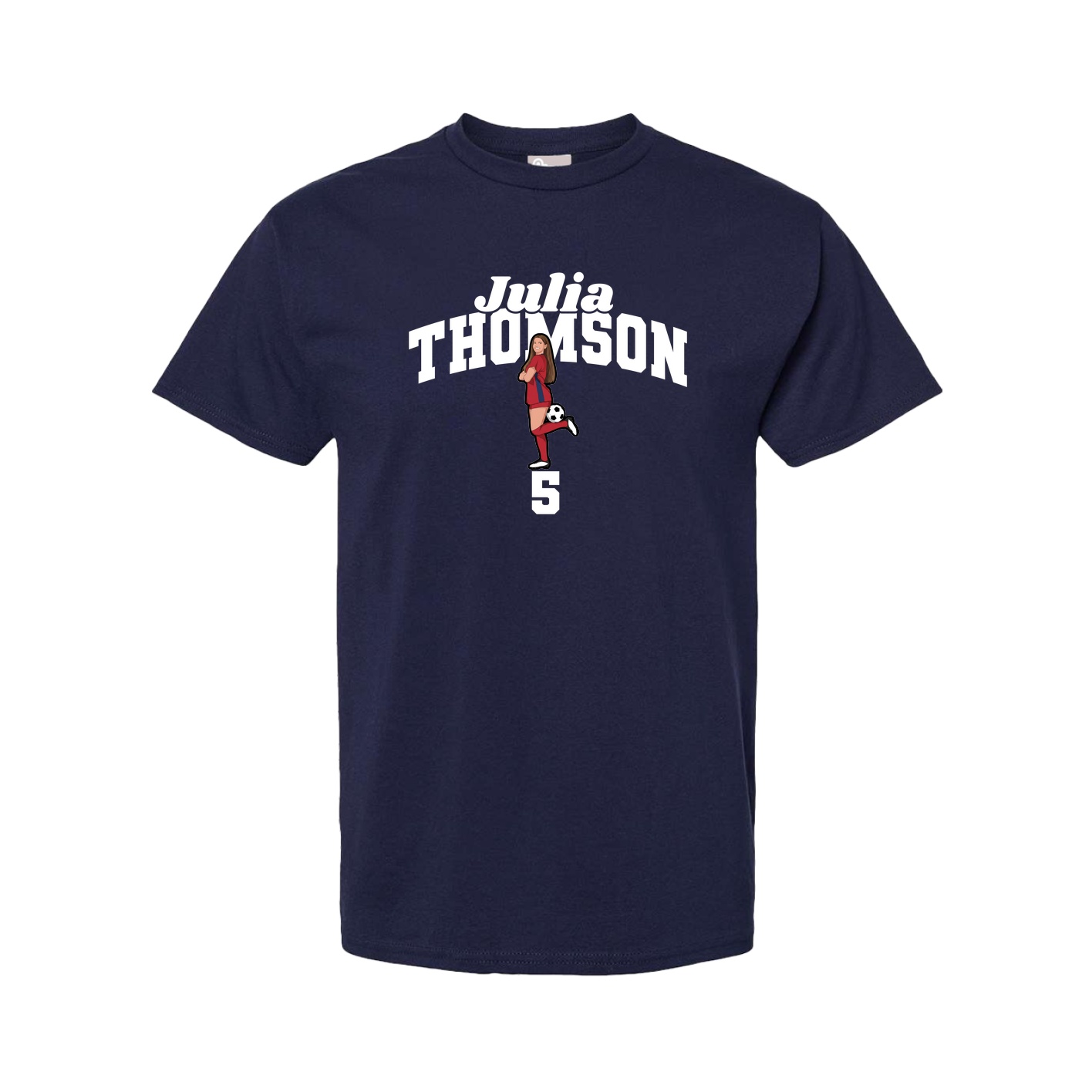 Youth Tee — Signature Arch in Navy