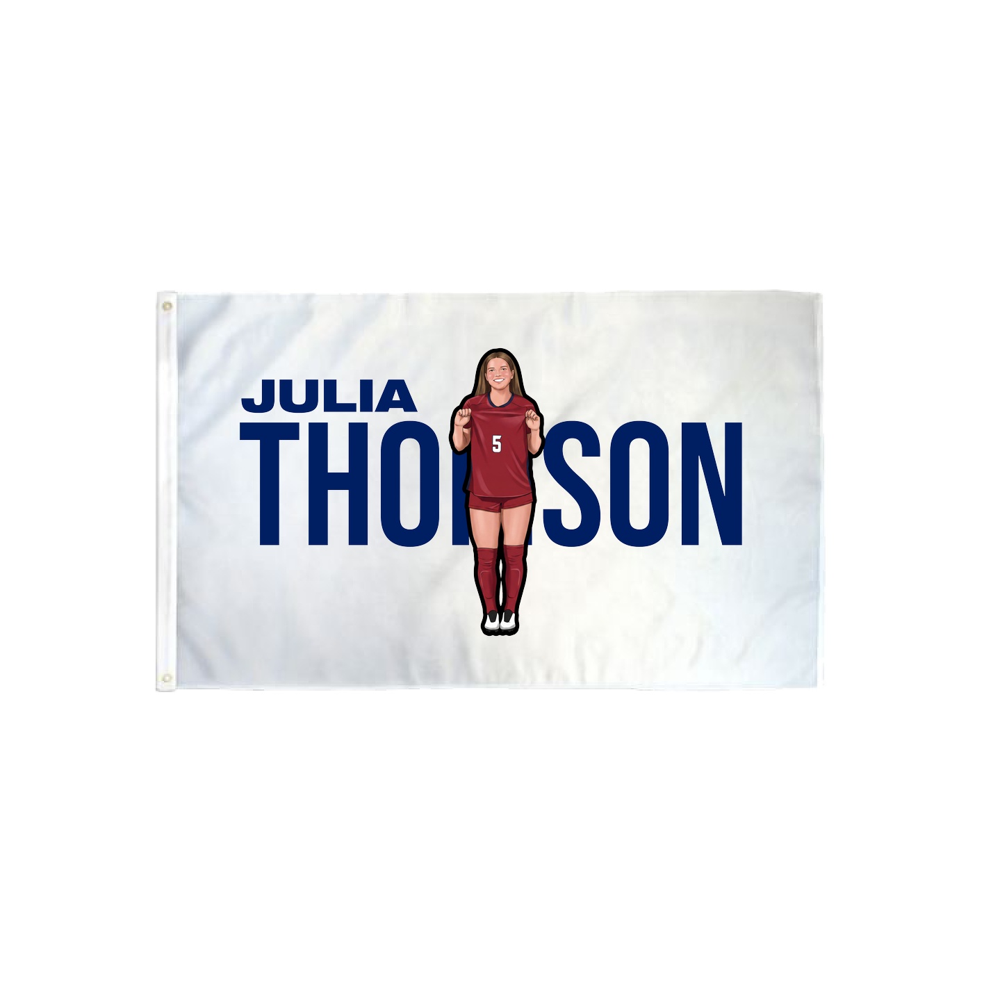 3x5 Flag — Player Name in Classic