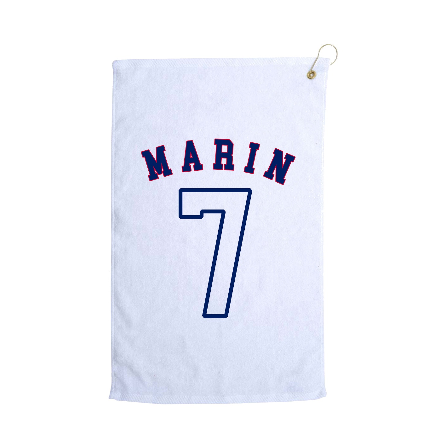 Golf Towel — Shirsey Arch in White