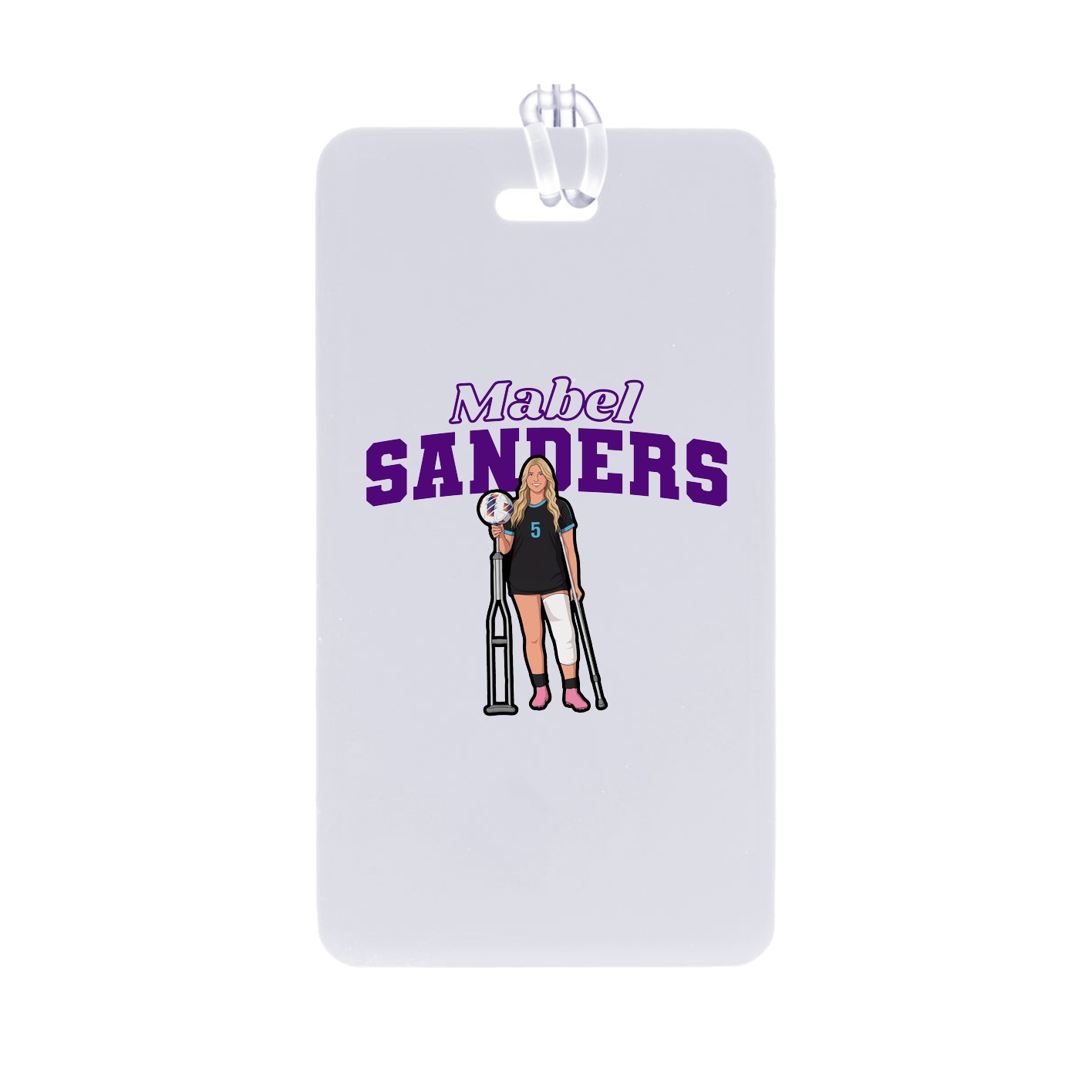 Bag Tag — Name Arch in Classic