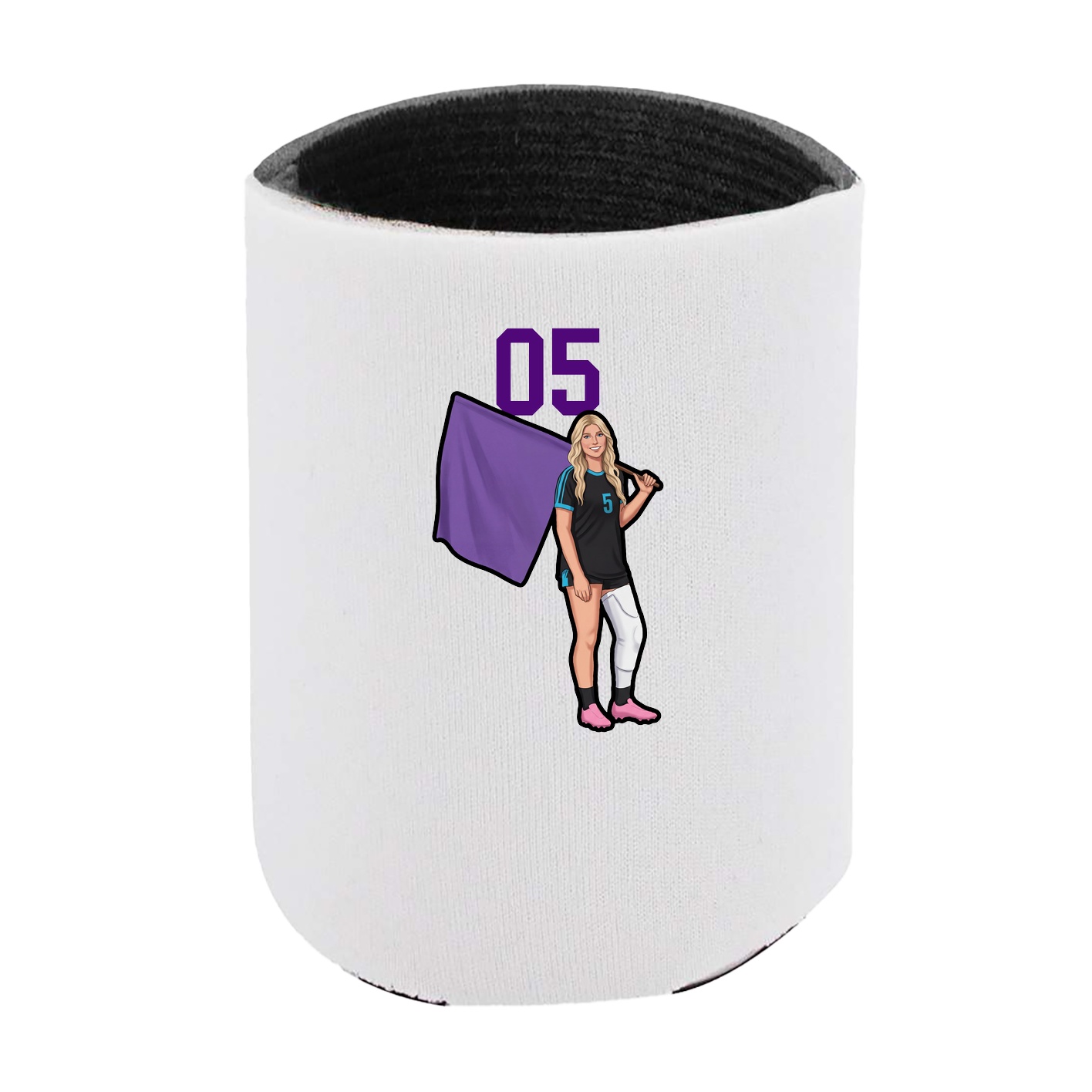 Can Holder — Number Top in White