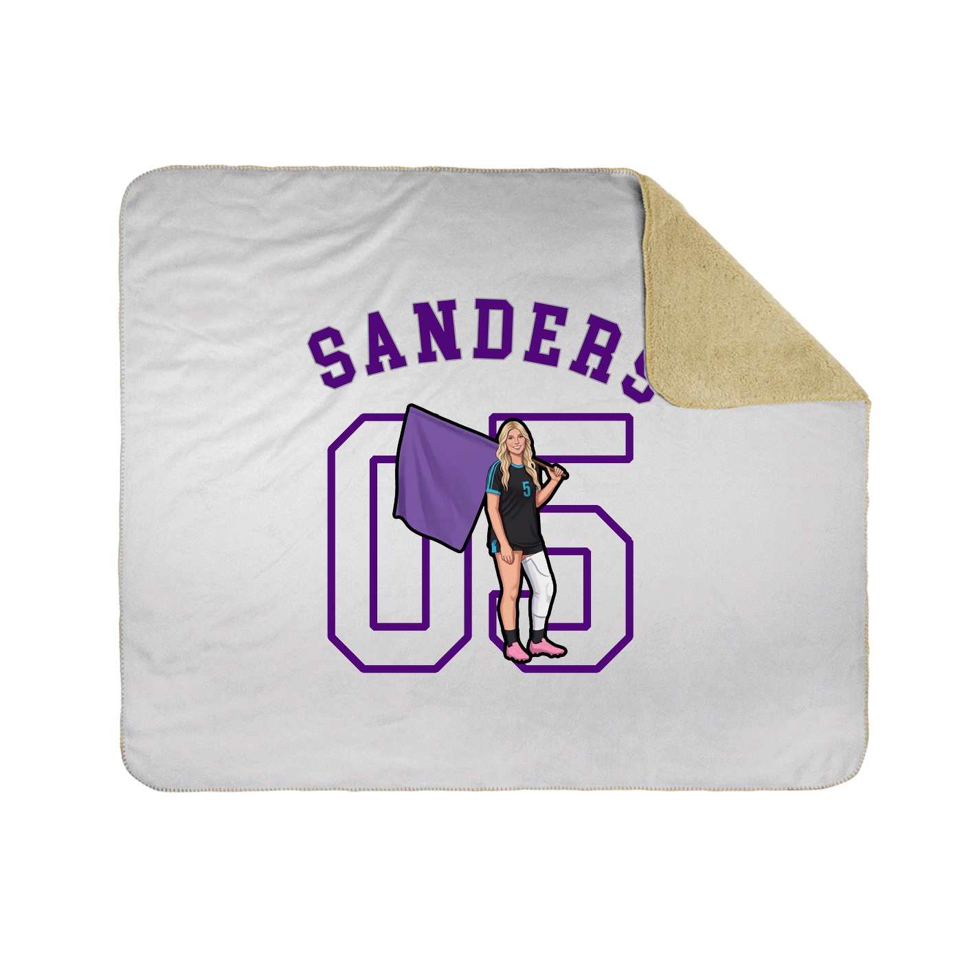 Throw Blanket — Shirsey Arch in White