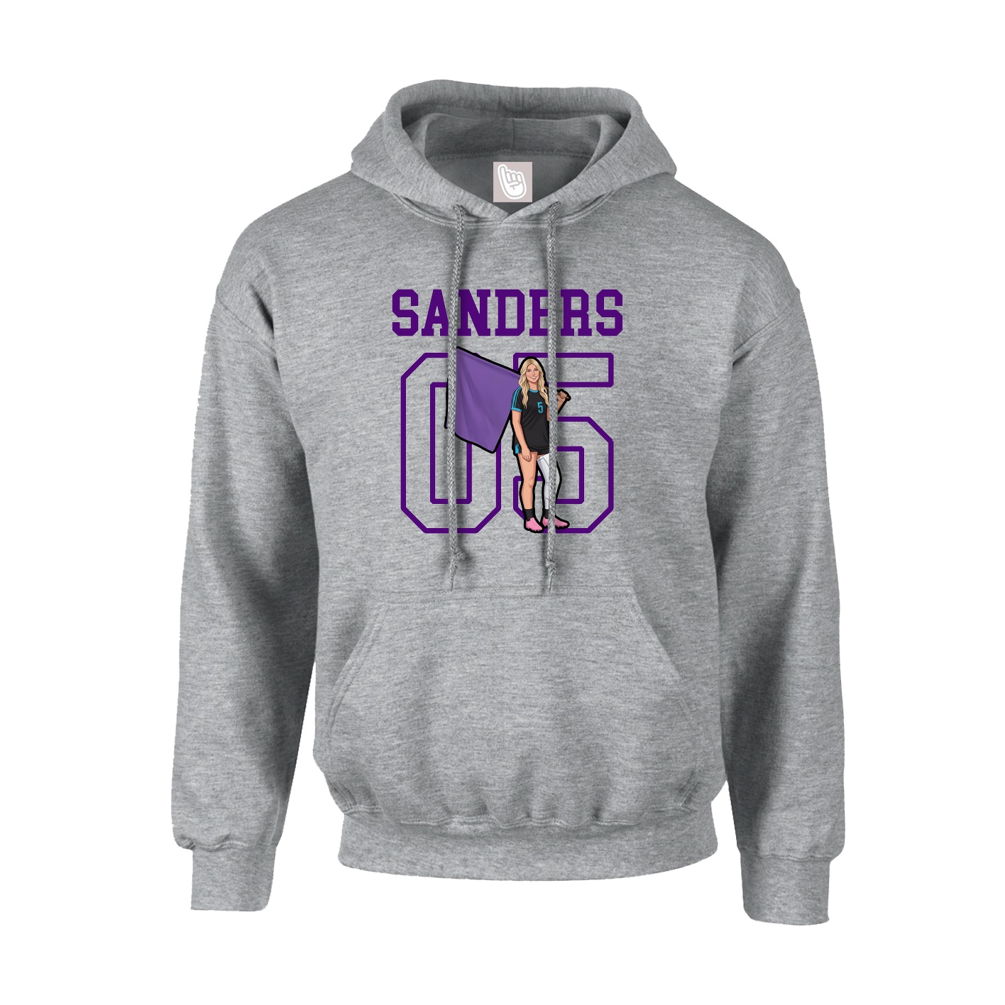 Hoodie — Shirsey in Grey
